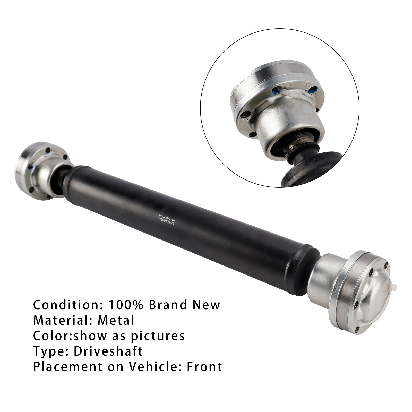 Albero di trasmissione anteriore per Mercedes-Benz Classe GL X164 GL450 GL550 2006-2012, Tre di trasmissione 1644100501, 1644100701, 1664102301