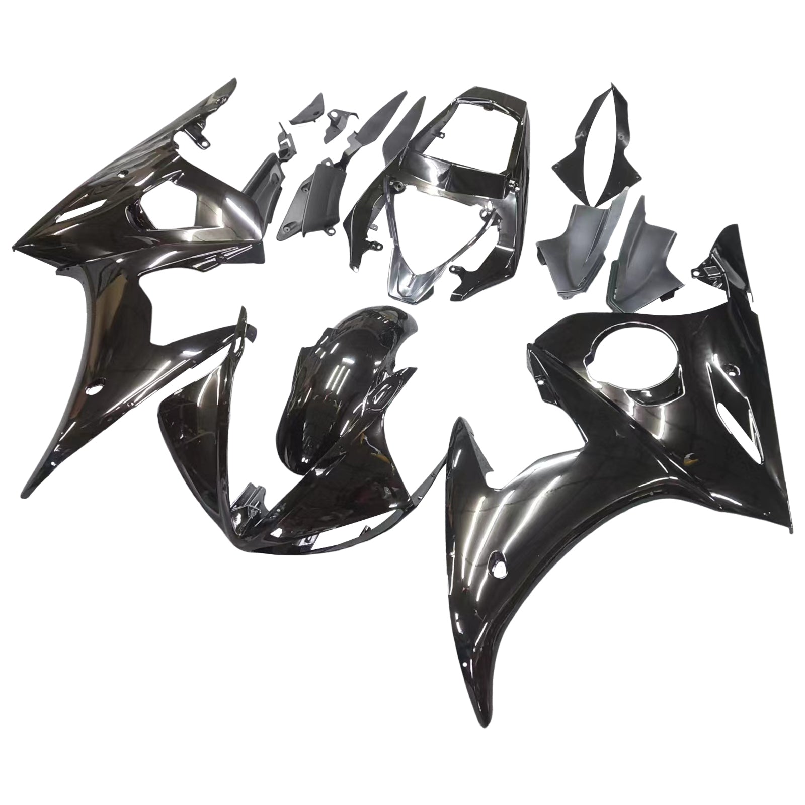 Carrozzeria kit carenatura iniezione per Yamaha YZF R6 2003-2004 R6S 2006-2009 4#