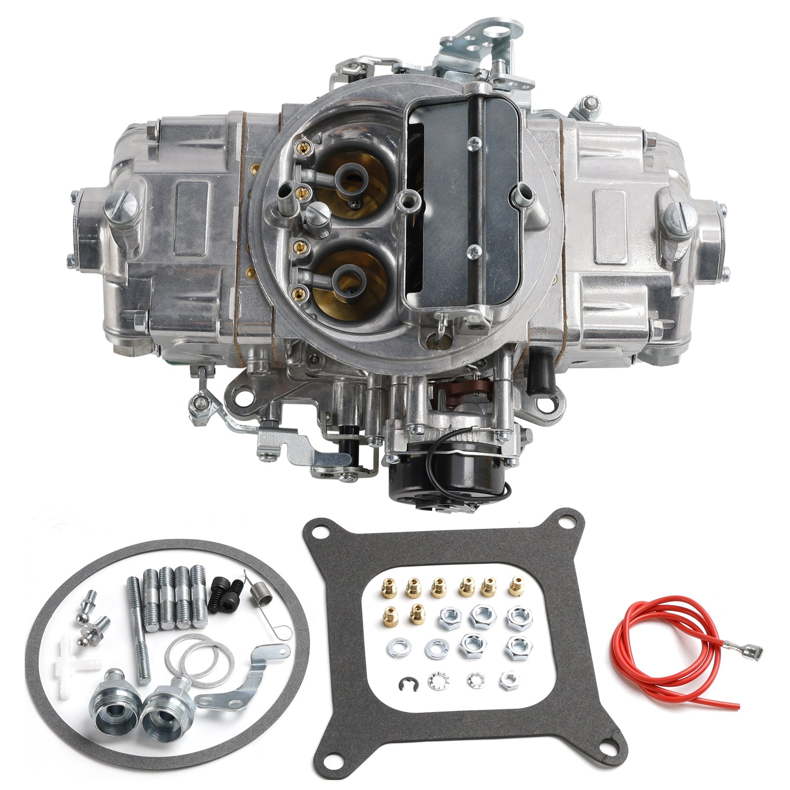 Brawler 4 Barrel 650 CFM carburateur met dubbele pomp en elektrische choke BR-67255