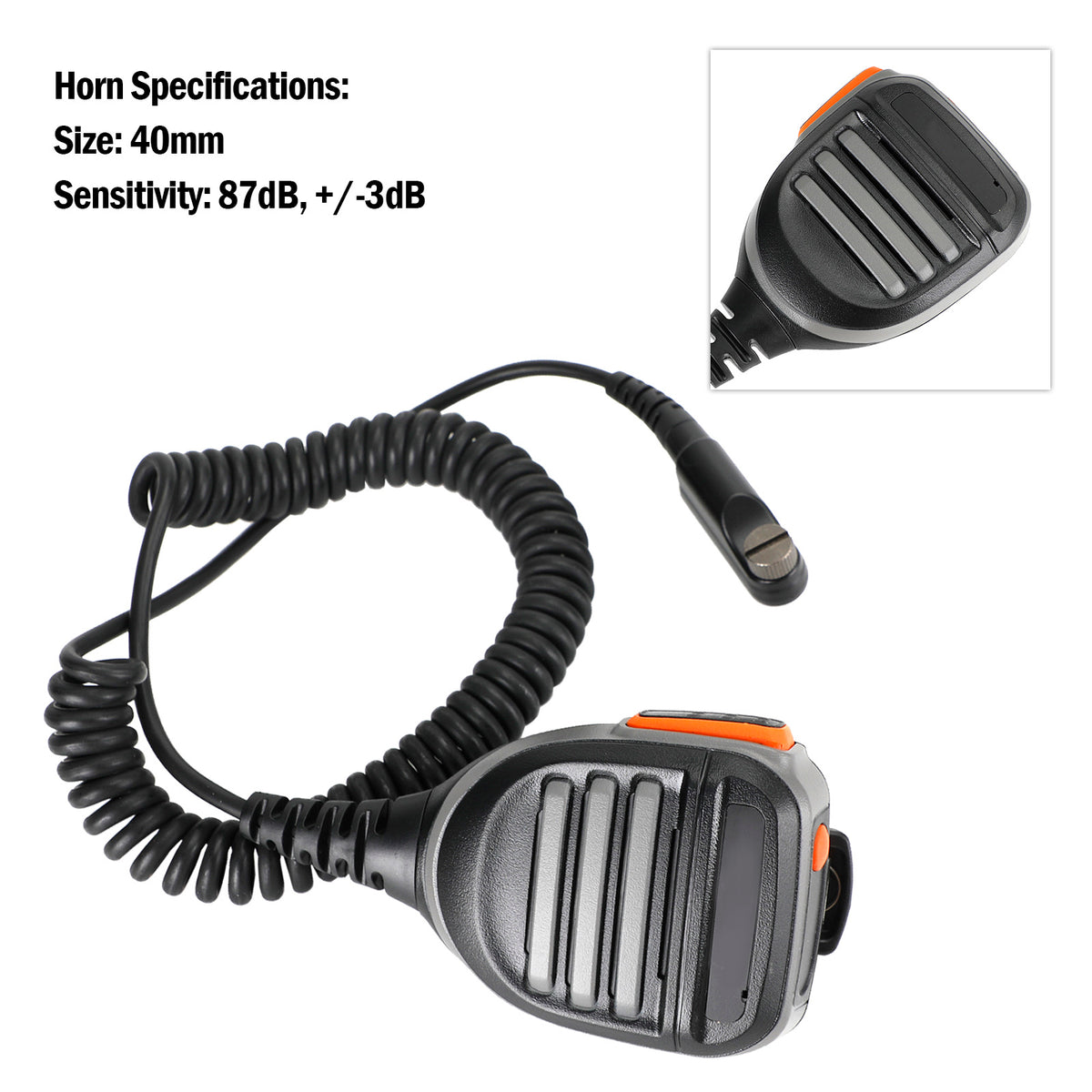 Hand Microphone haut-parleur adapté pour PD600 PD602 PD605 PD660 X1E X1P