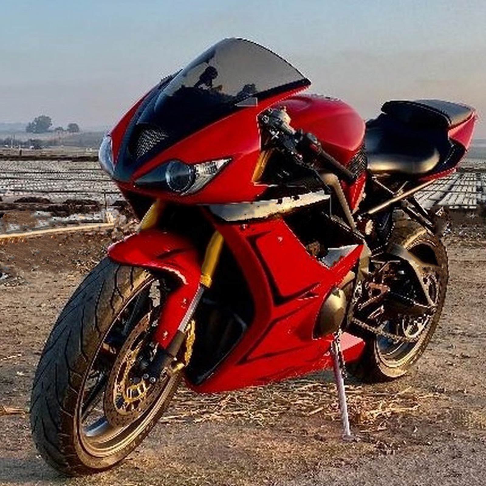 Kit de carénage par injection, carrosserie en plastique ABS, adapté à la Triumph Daytona 675 2006-2008