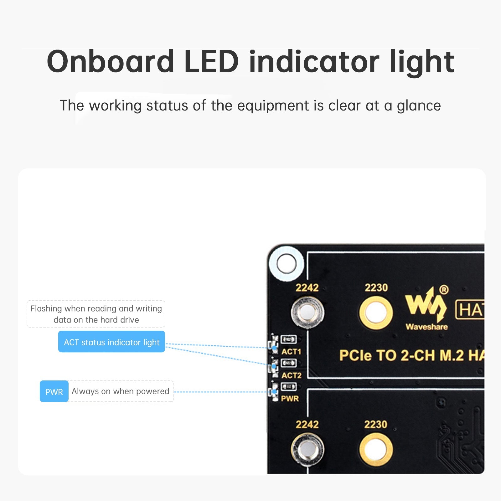 Raspberry Pi 5e generatie Dual Channel PCIe naar M.2-adapterkaart Dual M.2