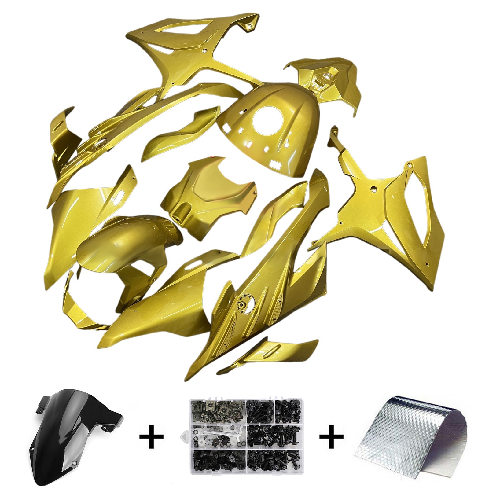 Kit de carénage d'injection pour BMW S1000RR 2023-2024 Carrosserie Plastique ABS