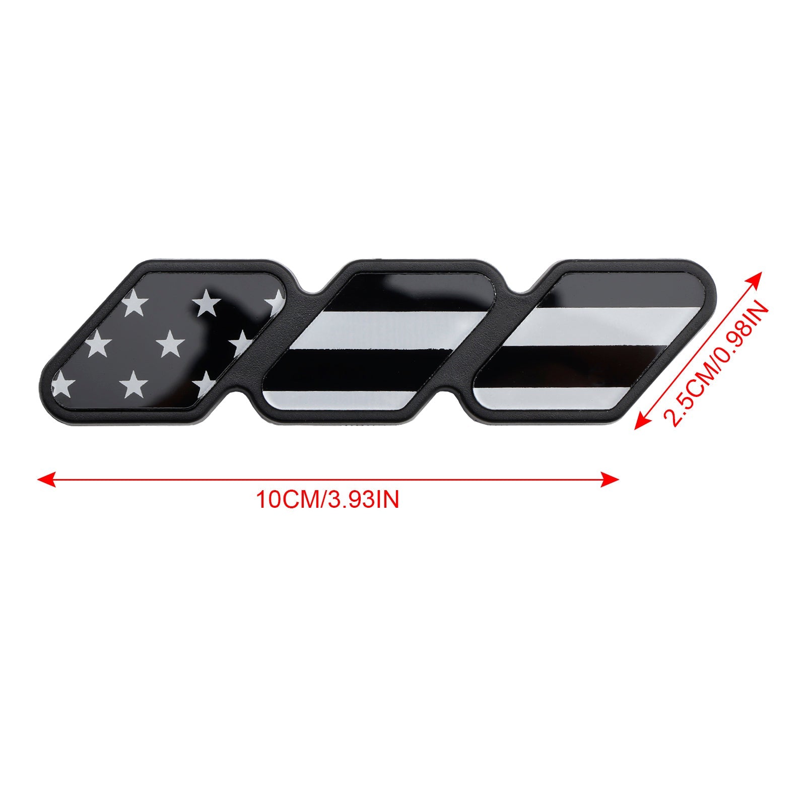 Tricolor Grille Emblem, auto -accessoires voor Toyota Tacoma TRRA RAV4