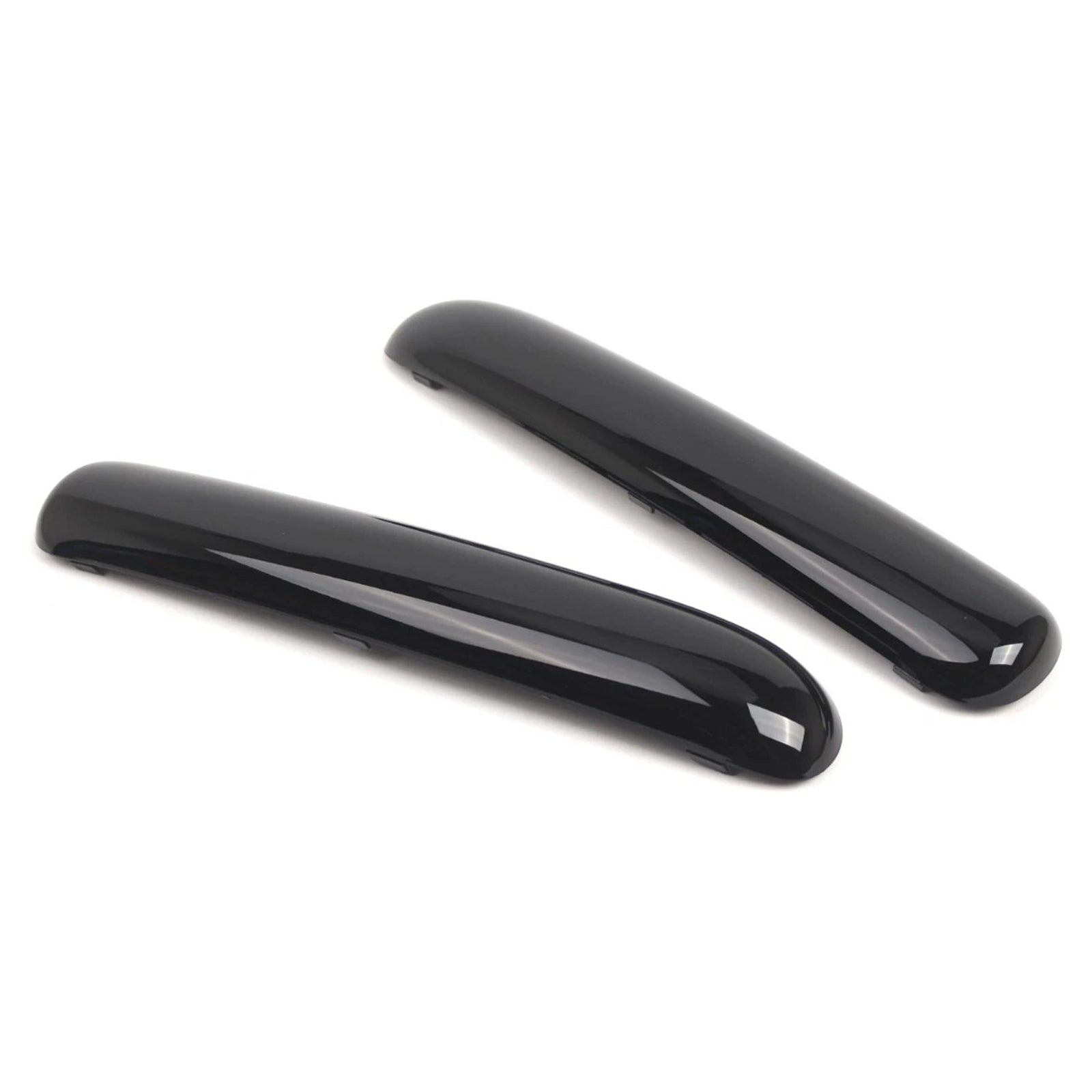 Par de molduras de parachoques delantero en negro brillante para Mini One Cooper R50/R52/R53 (2001-2004)