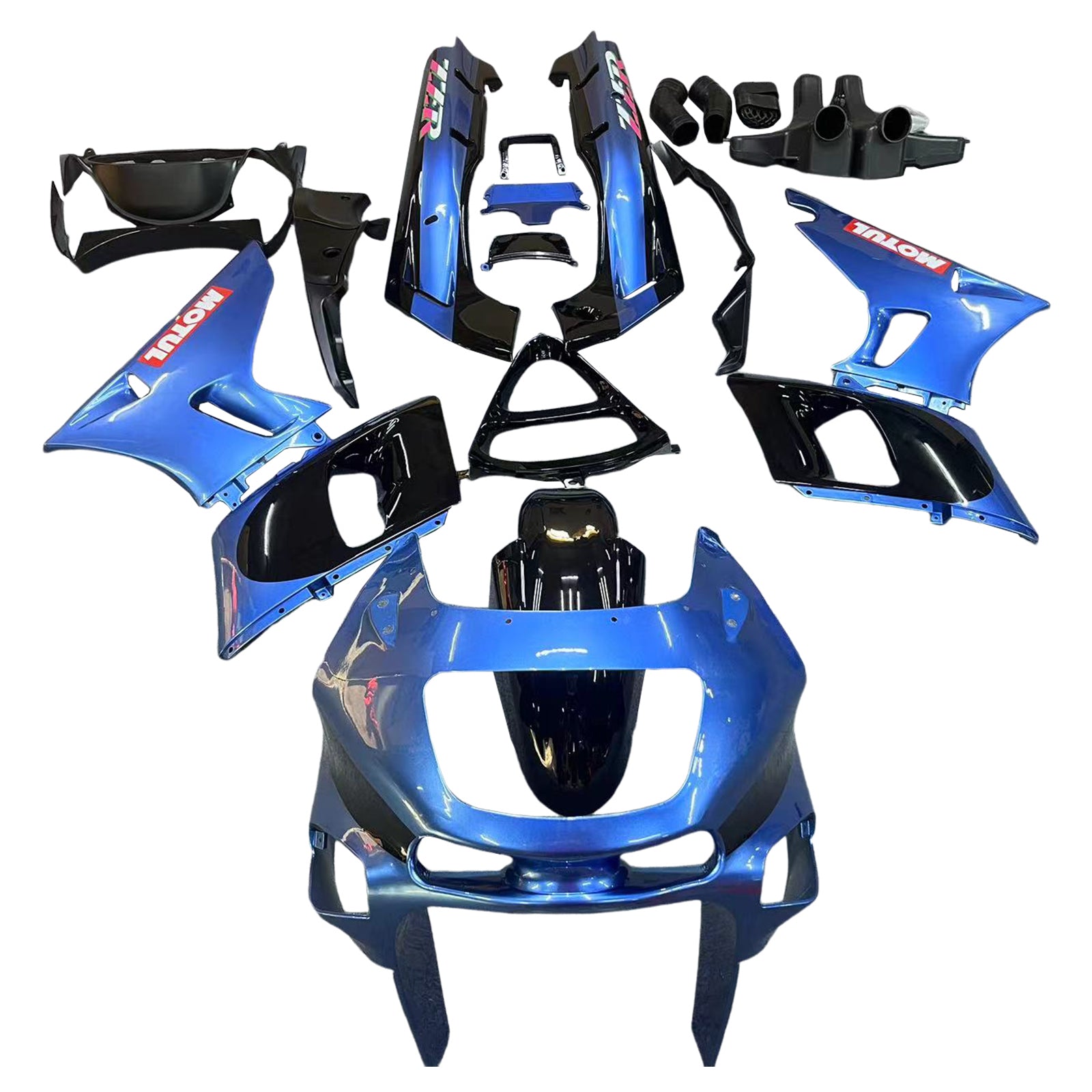 Injekcijski komplet za karoserijo plastični abs, primeren za Kawasaki ZZR400 1993-2007 ZZR600 1998-2003