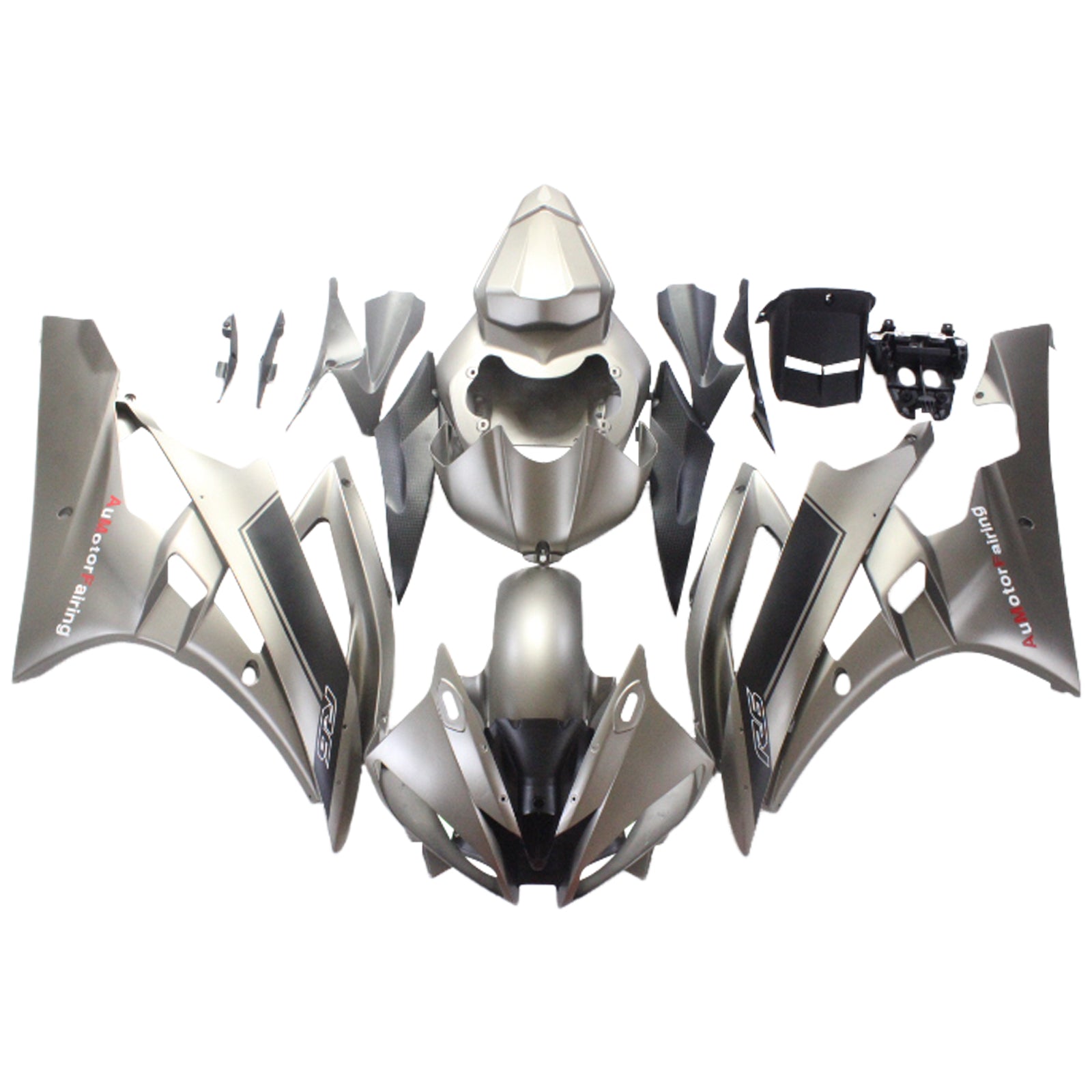 Kit de carénage par injection , carrosserie en plastique ABS Pour Yamaha YZF 600 R6 2006-2007