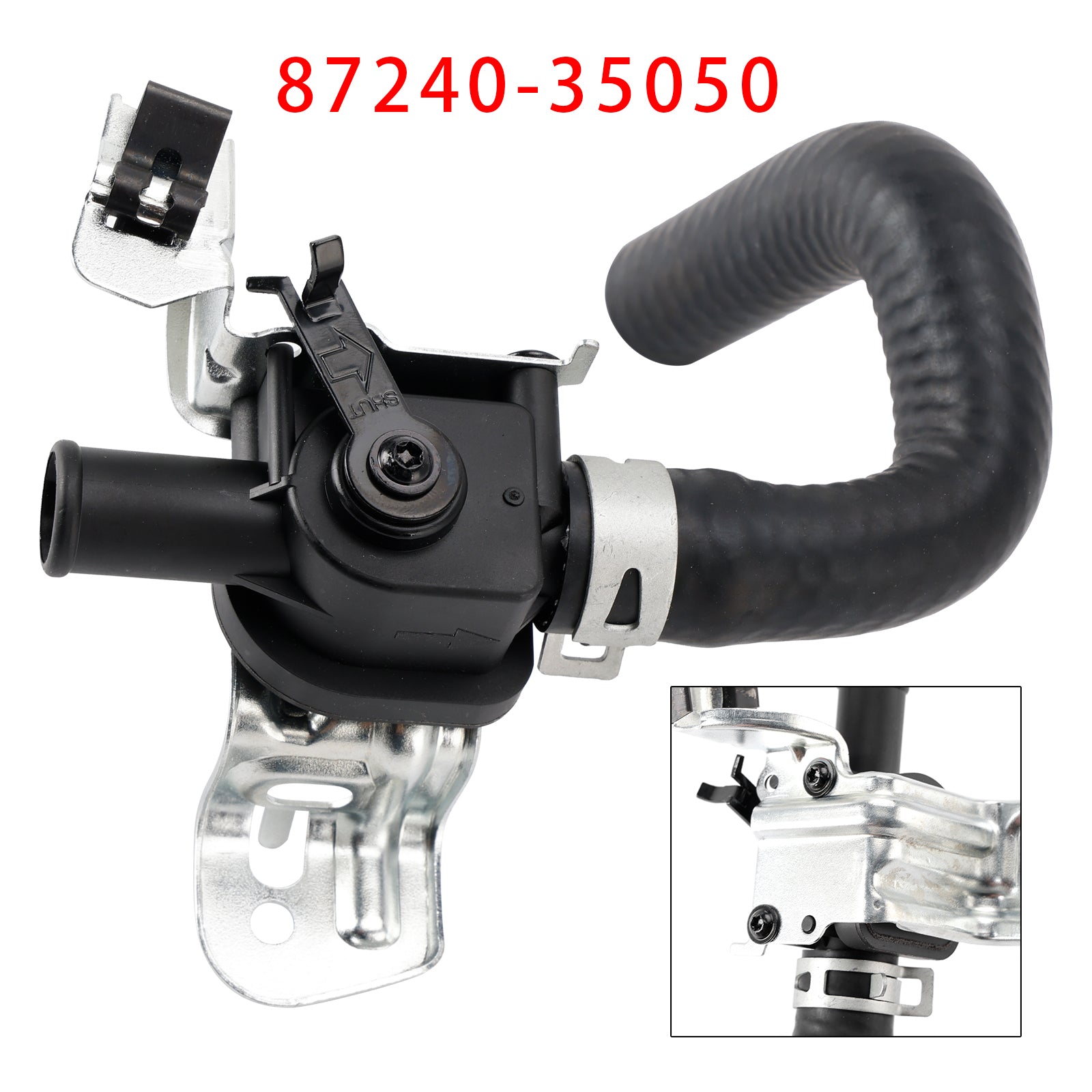 Valvola di controllo del riscaldamento/aria condizionata con tubo di ingresso dell'acqua per Toyota 4Runner 2.7L L4 e 3.4L V6 (1996-1998)