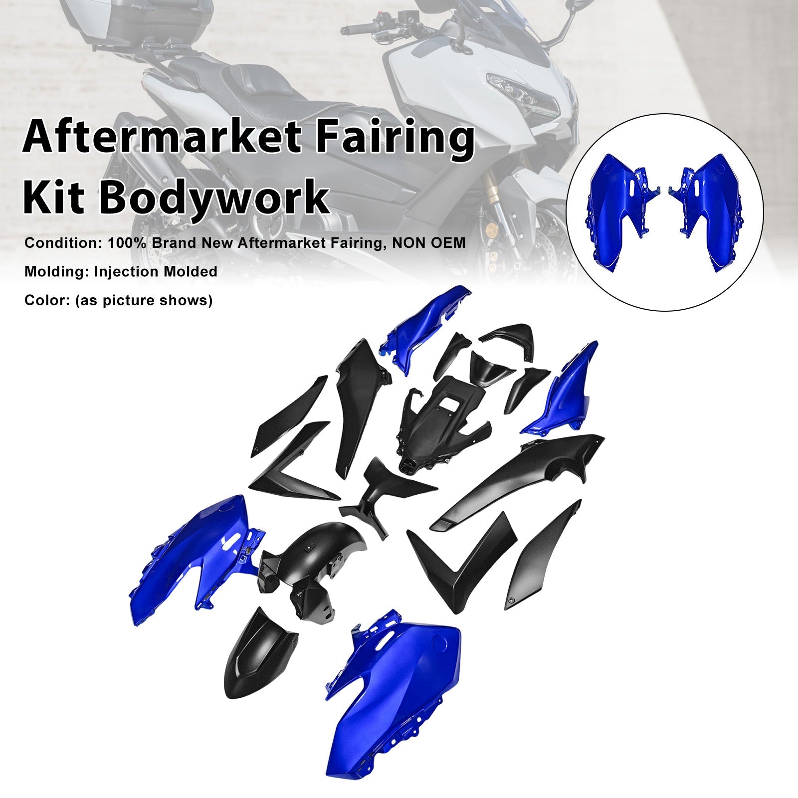 Kit de carénage d'injection pour Yamaha TMAX560 (2025-2026)