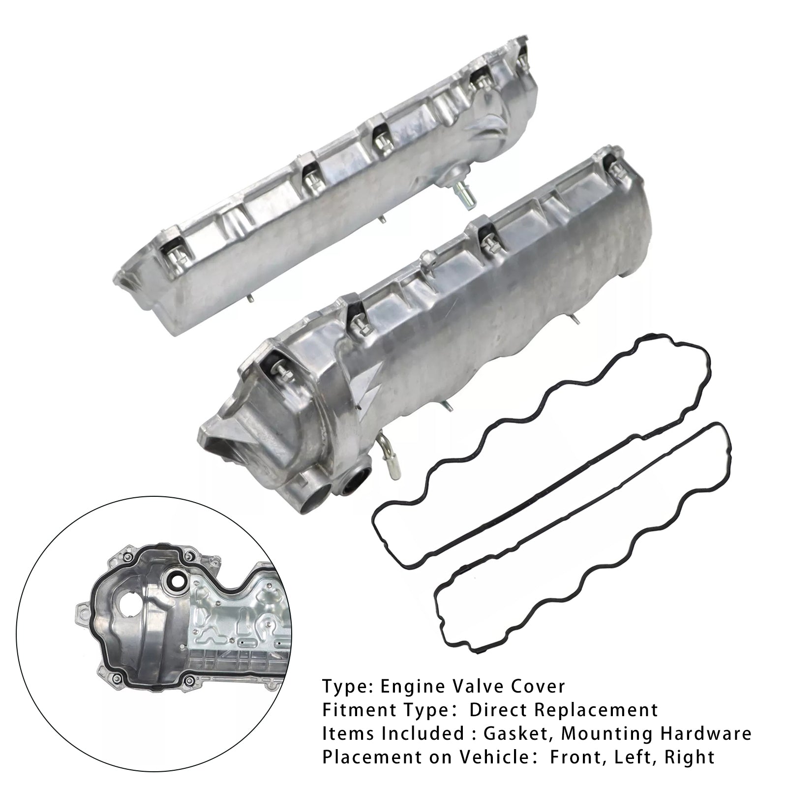 Cubierta de la válvula del motor izquierda y derecha 9L1Z6582D para Ford F-150 V8 5.4 L 2004-2010
