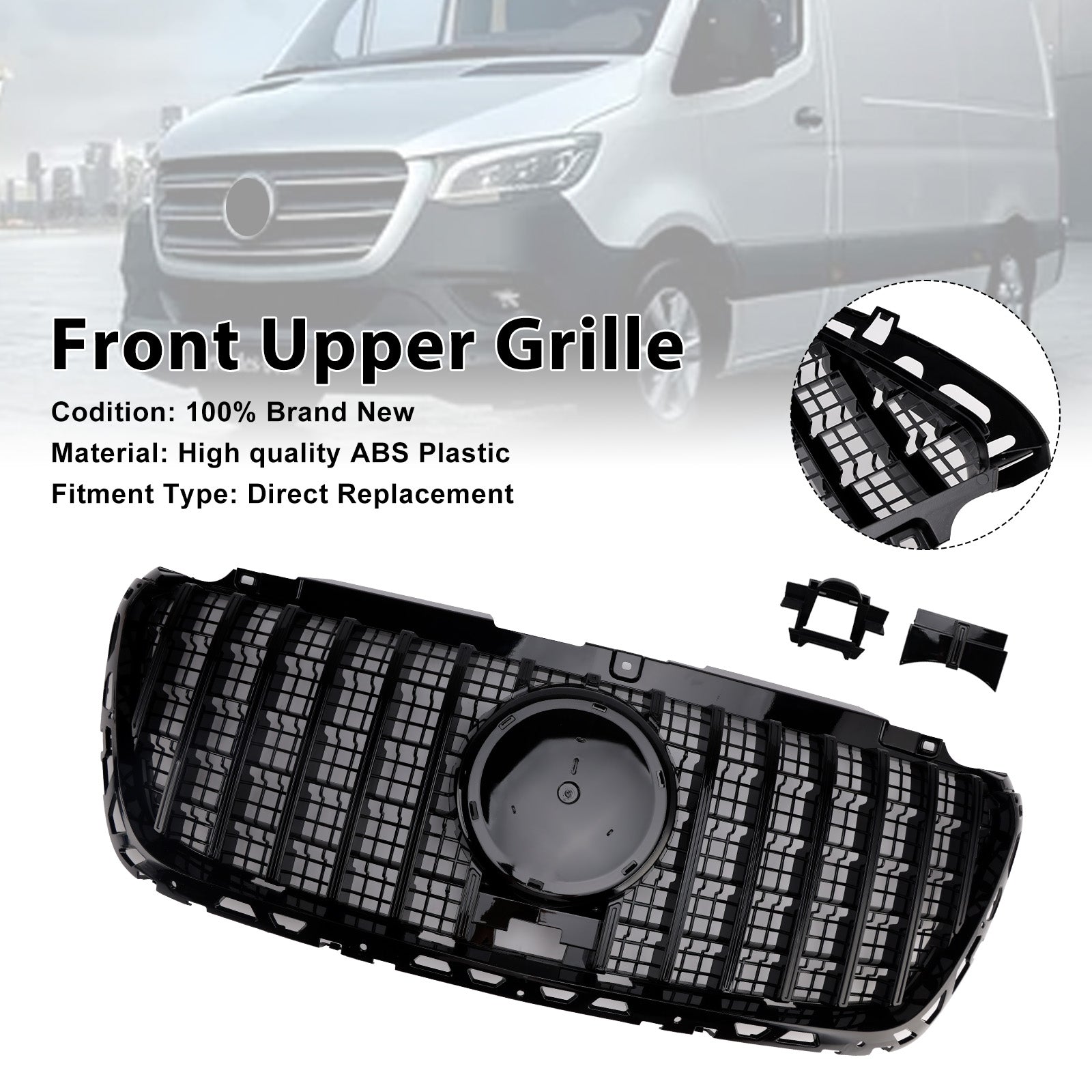 Sprednja odbijačna maska v slogu GTR za Mercedes Sprinter W907 W910 2018–2023 A9108852600