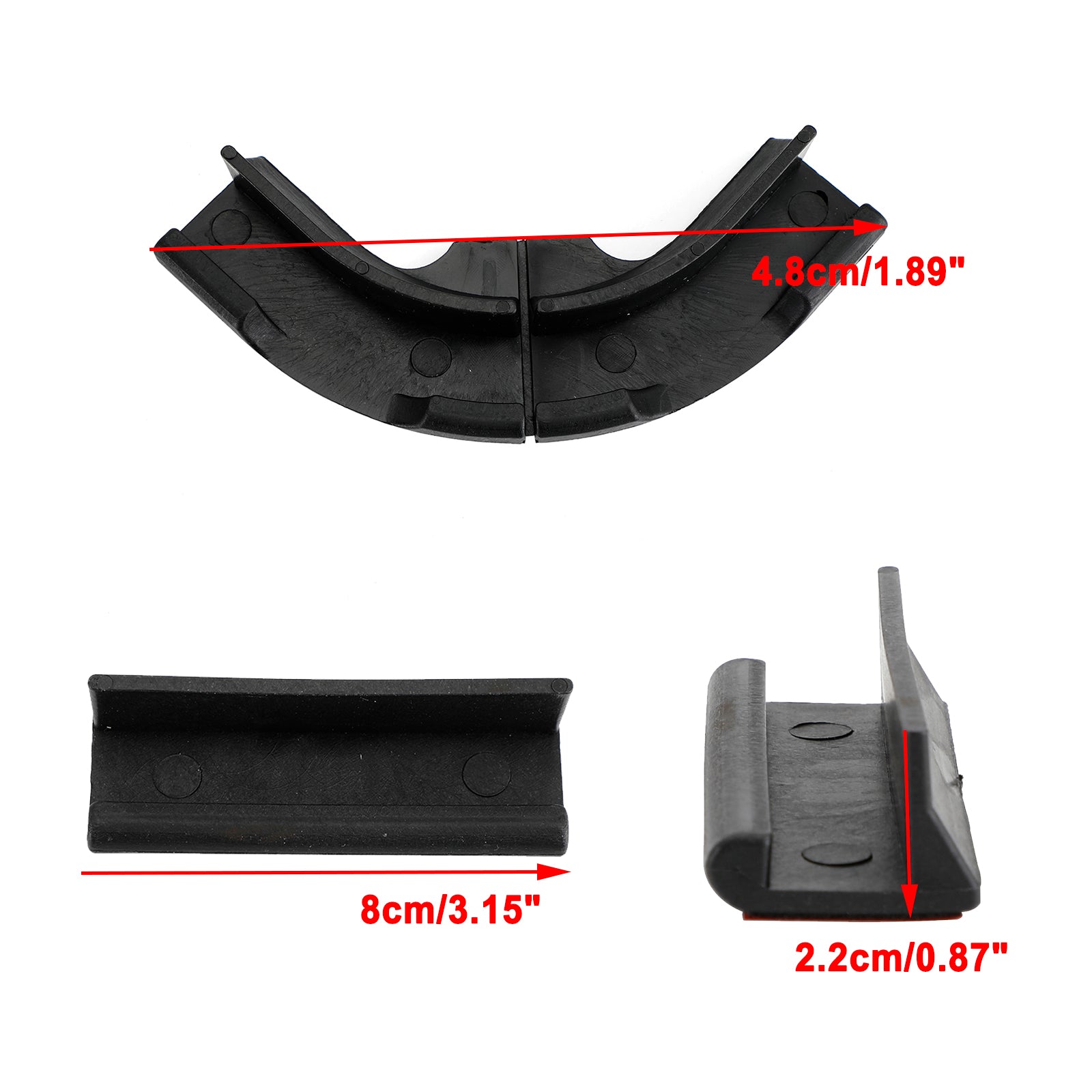 Lot De 5 Supports Génériques Noirs Hue Play Gradient Lightstrip Montage Set