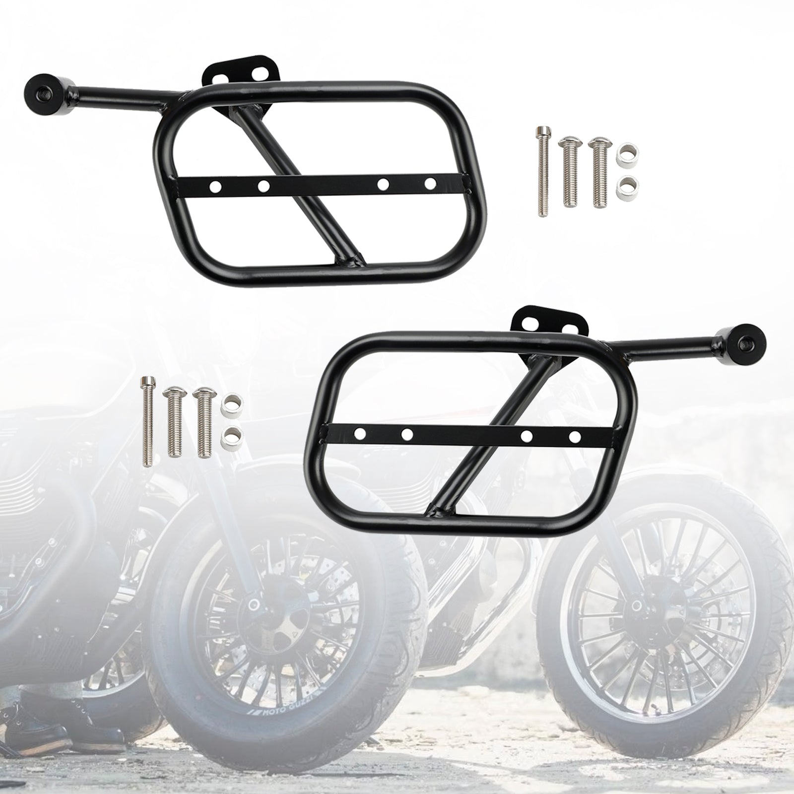 Sacoche De Selle Fixation Support Sacoche Pour Guzzi V9 Bobber Roamer 18-24 droit