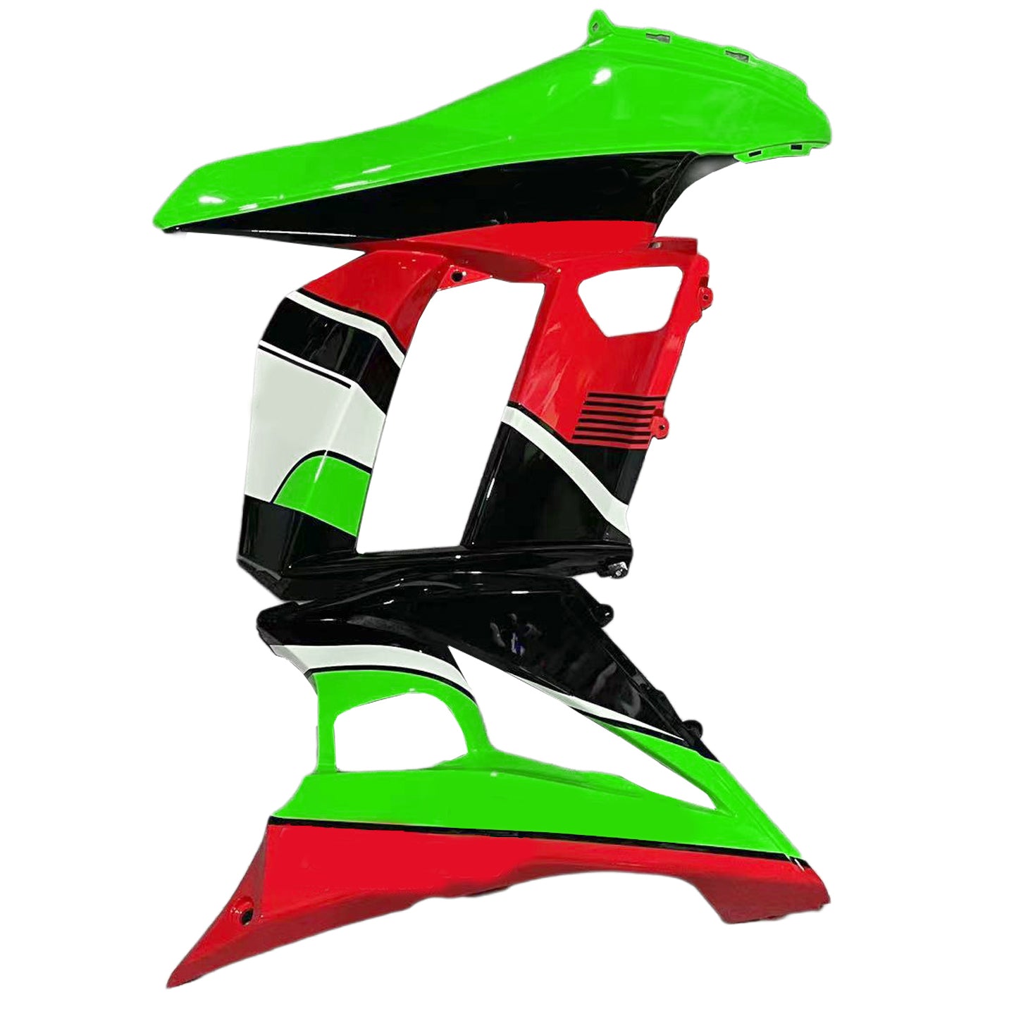 Kit de carénage en plastique ABS injecté compatible avec Kawasaki Z1000SX 2010-2015