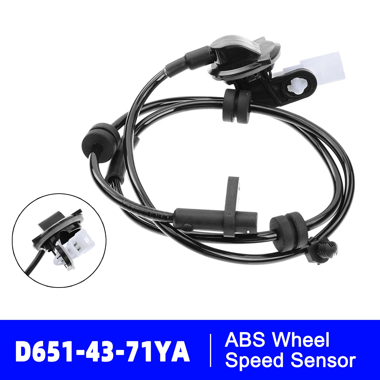 Sensor de velocidad de la rueda trasera trasera izquierda o derecha D651-43-71YA para Mazda 2 de DH