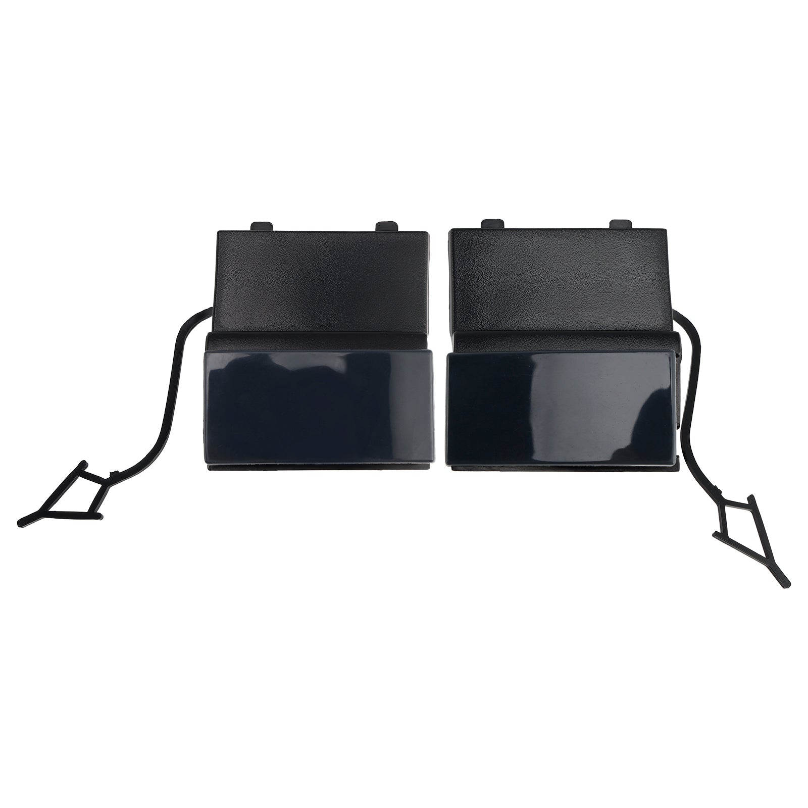 Par pokrovov za ušesce za vlečno kljuko sprednjega odbijača avtomobila za VW Touarge 2014-2018