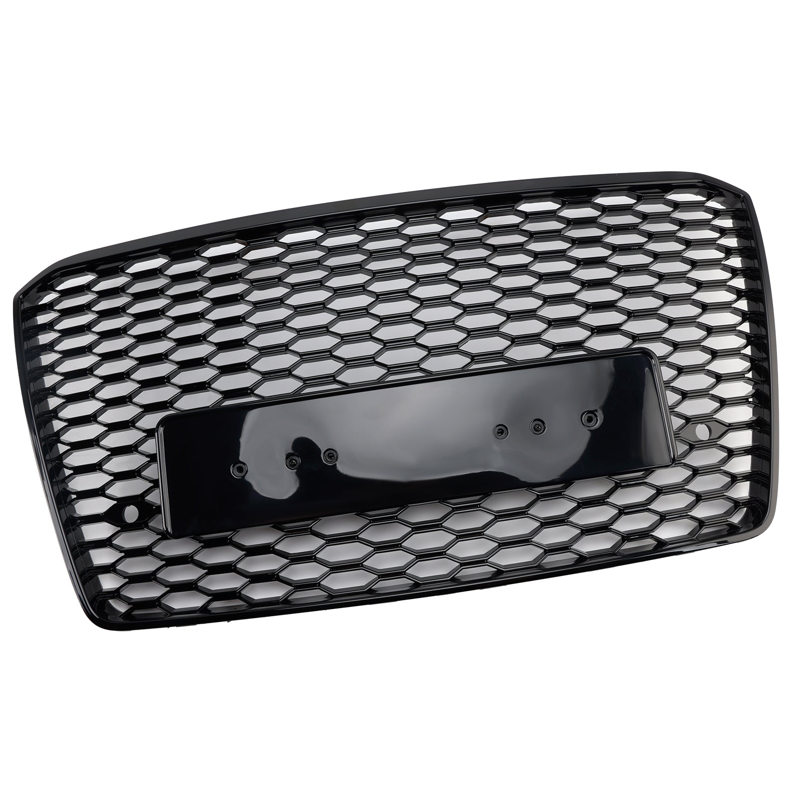 RS8 Style Front Bumper Grille Honeycomb Grill Pour Audi A8 S8 2015-2017 Black