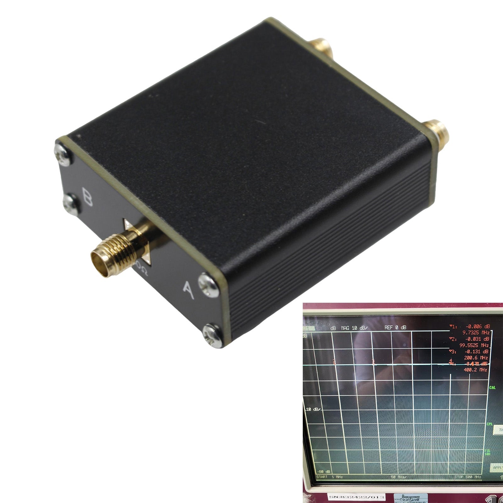 Antenneschakelaar 1 tot 2 10W RF-schakelaar Hoogfrequente schakelaar Handmatige schakelaar