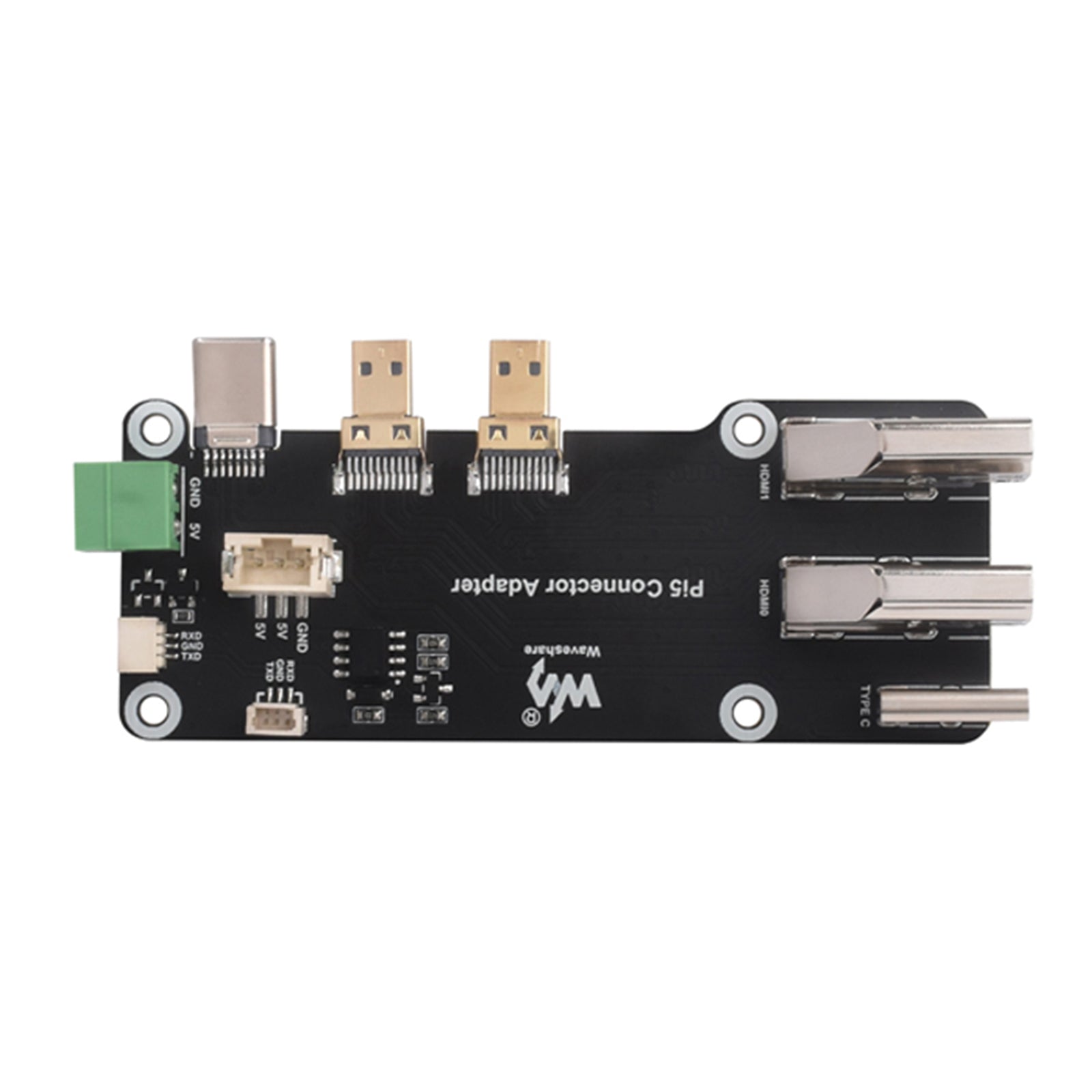 Carte d'extension multifonction Raspberry Pi avec double sortie HDMI 4K et Pi5/Pi4B