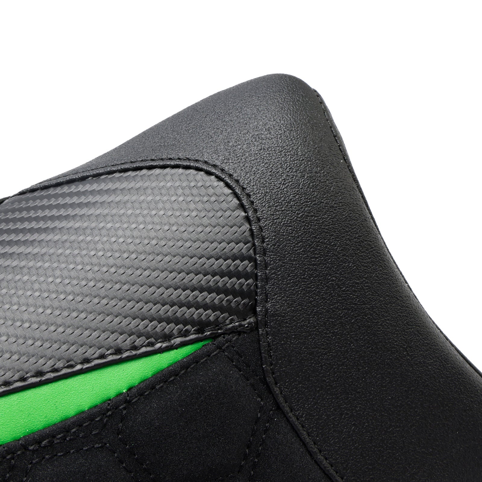 Sede del conducente Raider Kawasaki Ninja ZX-4R ZX-4RR 2023, cuscino in poliuretano verde