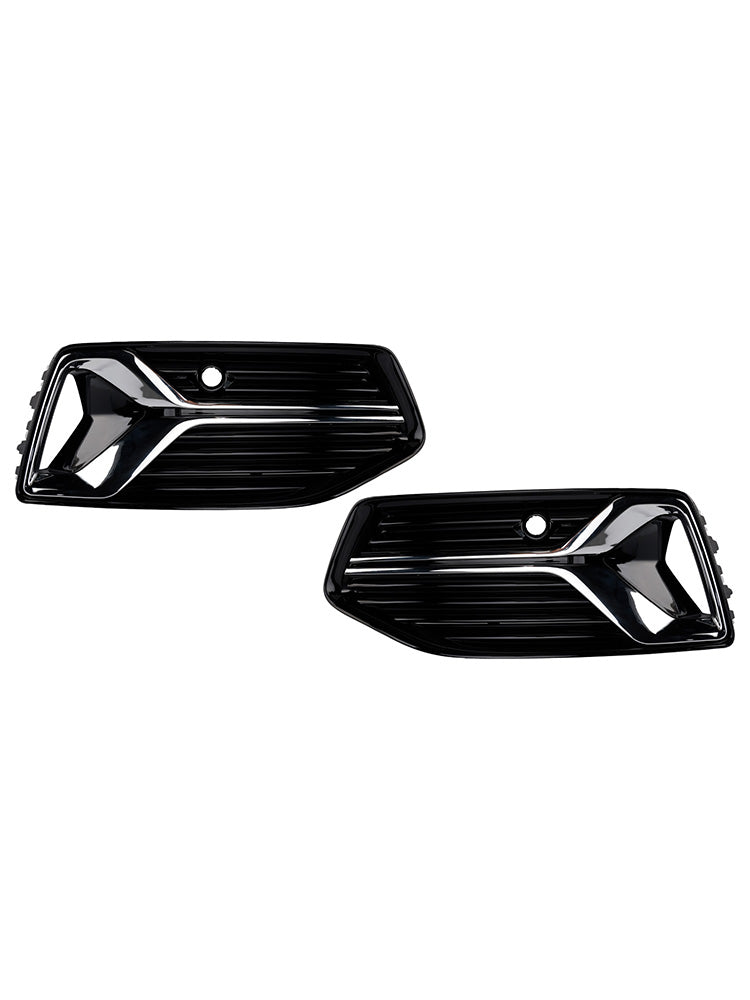 Grille de protection antibrouillard pour pare-chocs avant Audi A6 C8 2019-2023, 2 pièces, 4K0807647