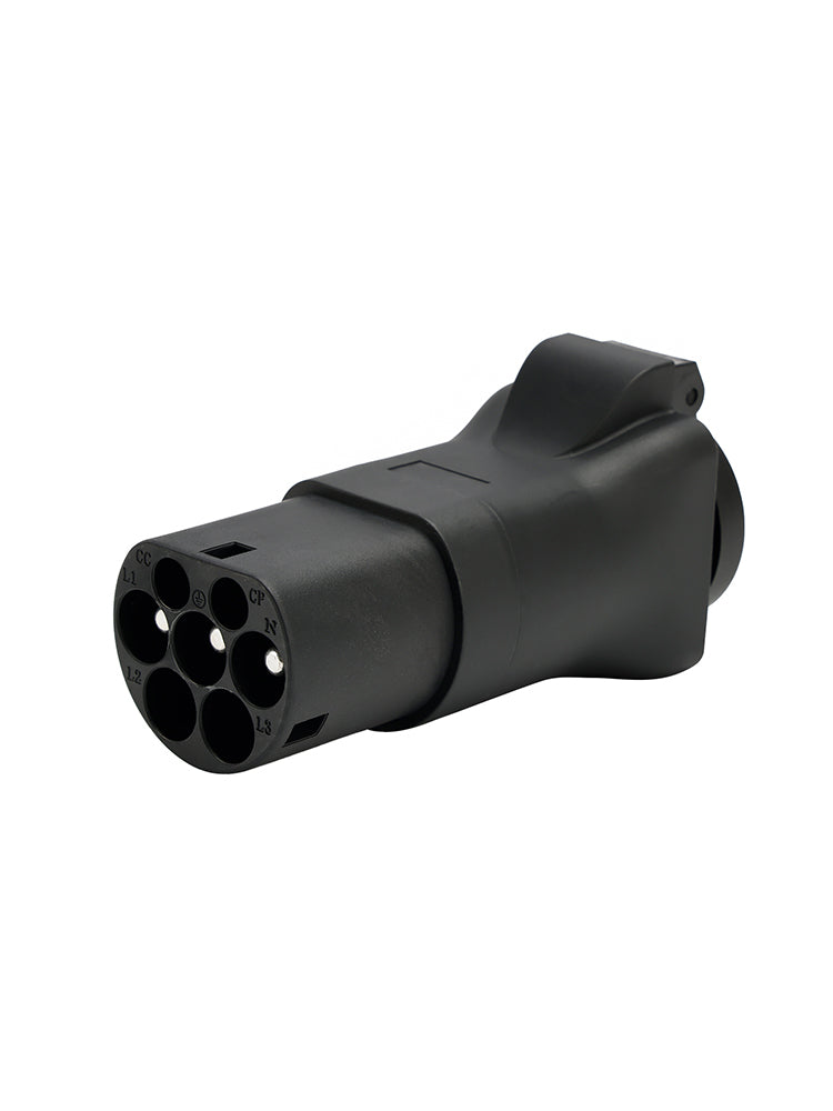 Ontlading Type 2 Stekker EV Laadstation Converter Stekkeradapter 16A IEC62196