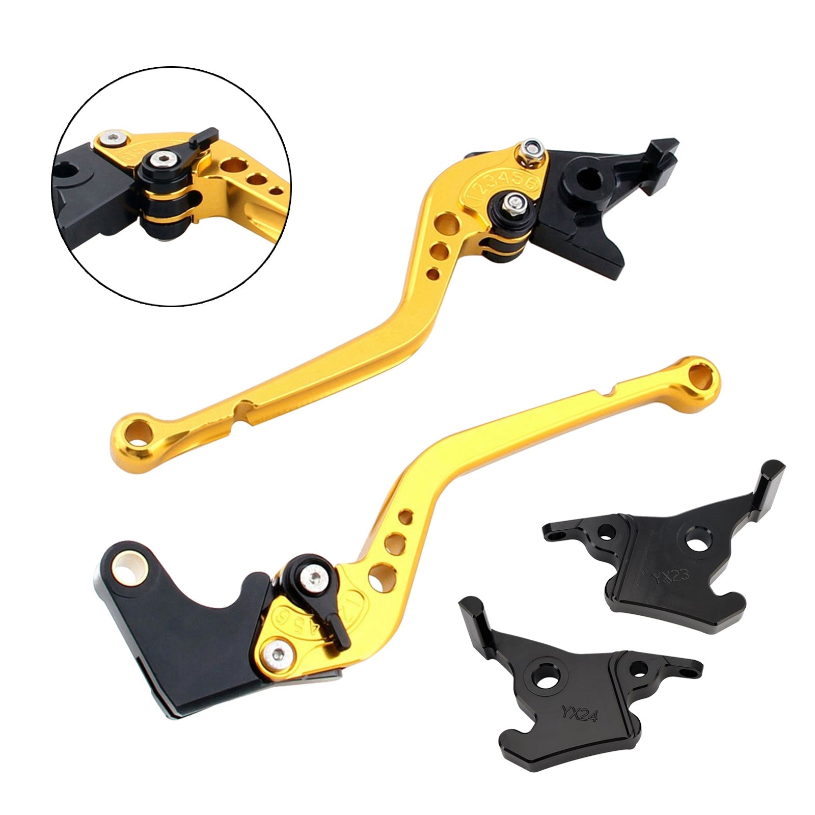 Levier d'embrayage et de frein long pour YAMAHA XMAX 300 (2023-2025)