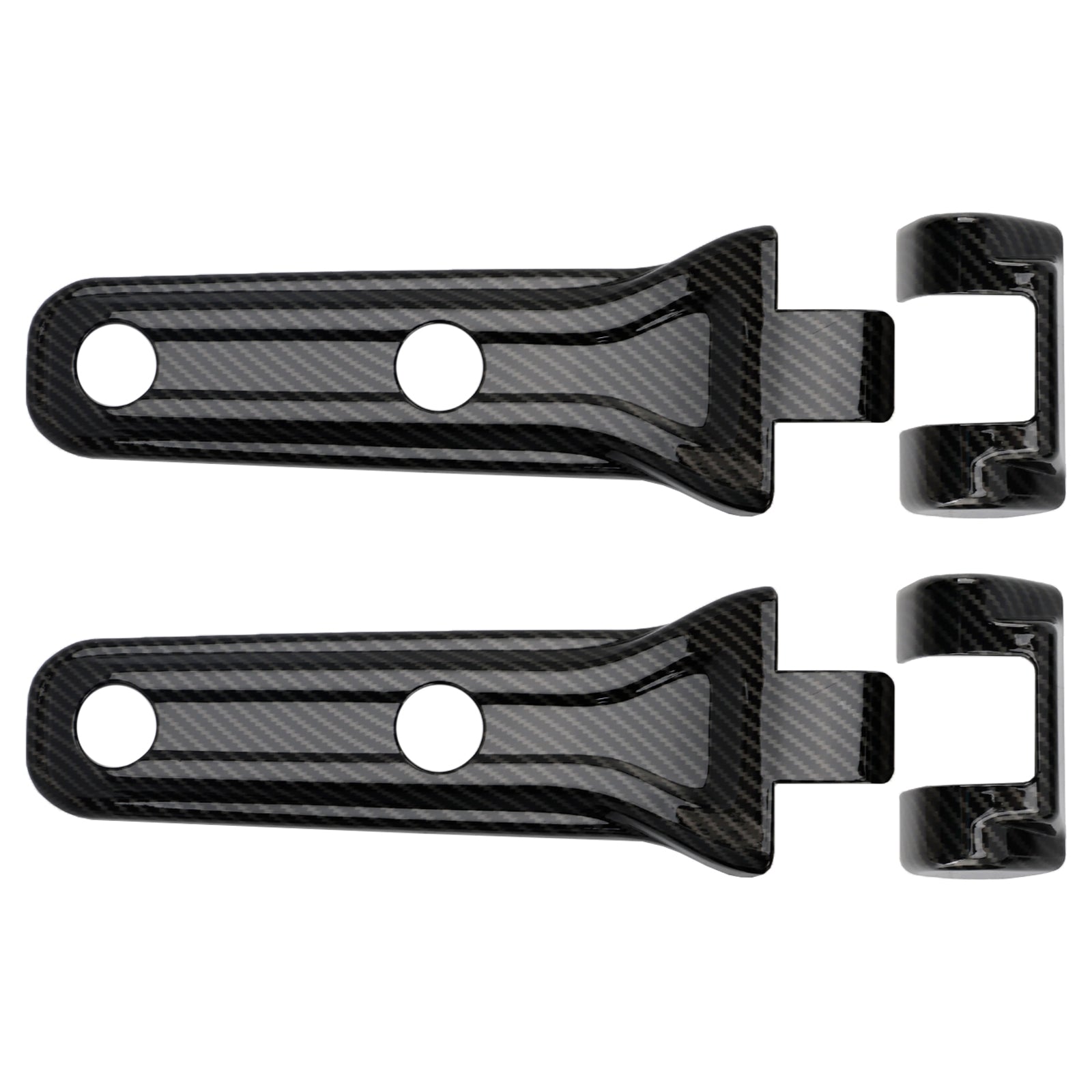 Cerniera del portellone posteriore in fibra di carbonio per Jeep Wrangler JL (2018-2024)