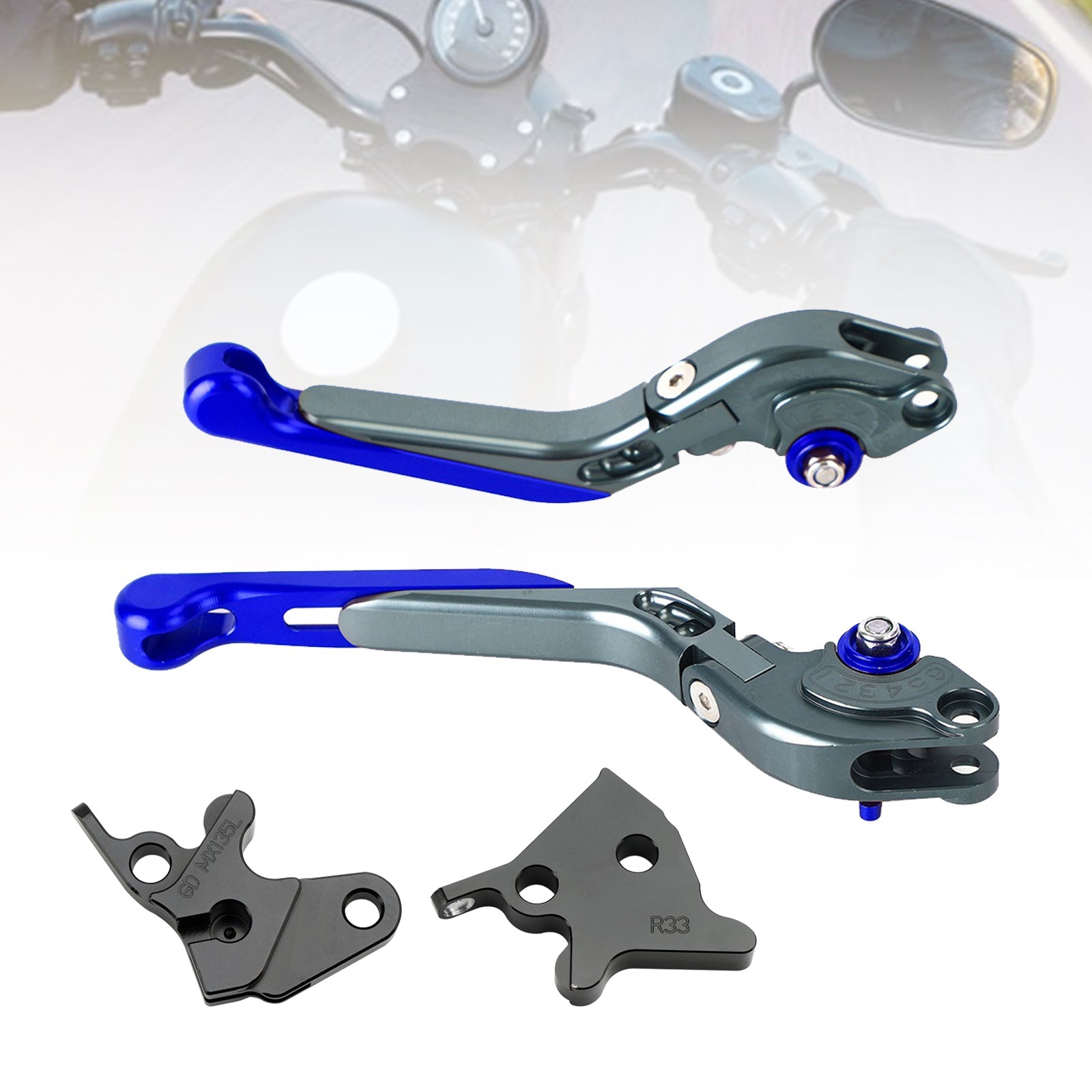Leva del freno frizione regolabile per Yamaha YBR125 2005-2014