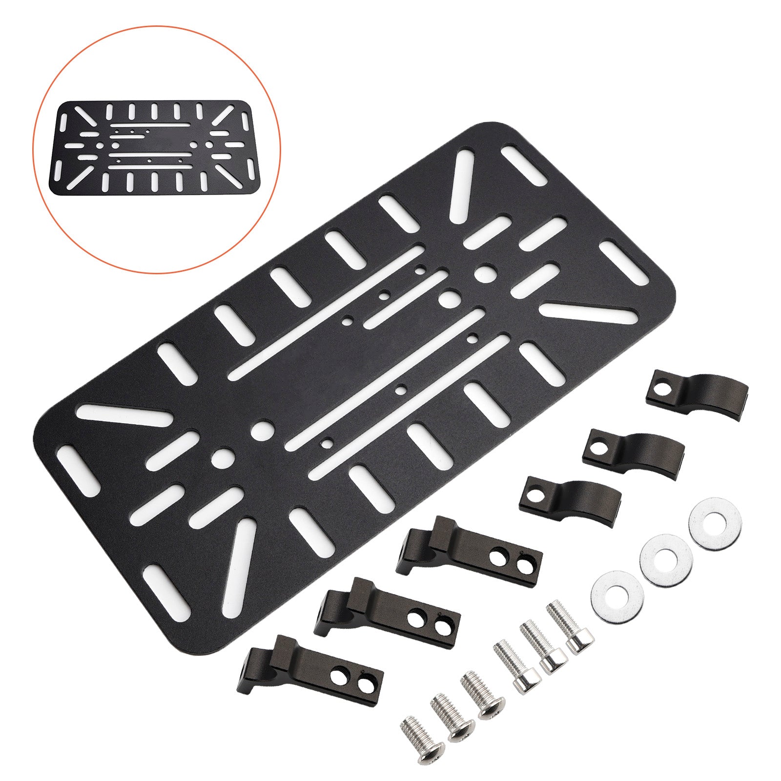 Univerzalna črna simetrična črna simetrična vrečka za motocikel