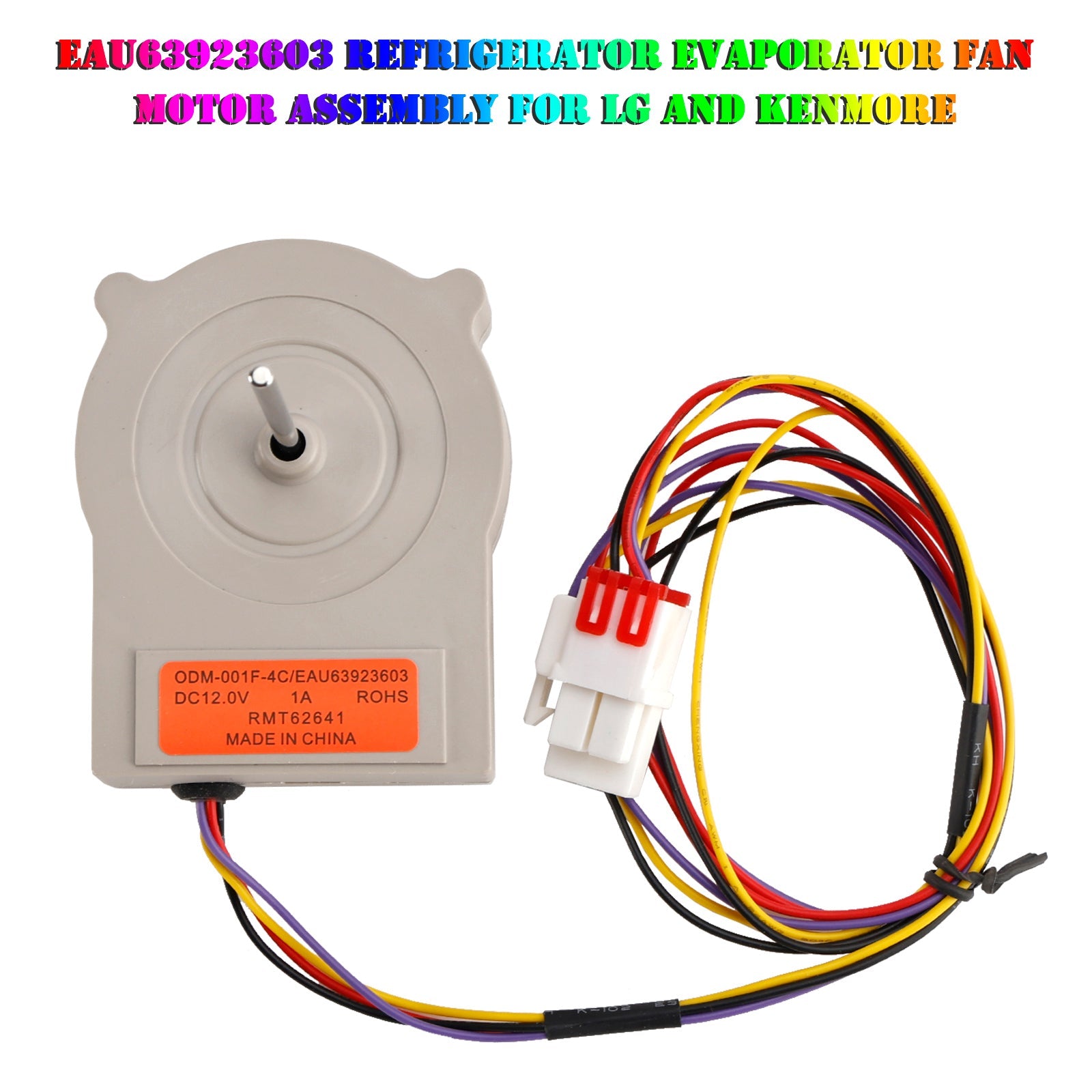 Ensemble de moteur de ventilateur d'évaporateur de réfrigérateur EAU63923603 pour LG et Kenmore