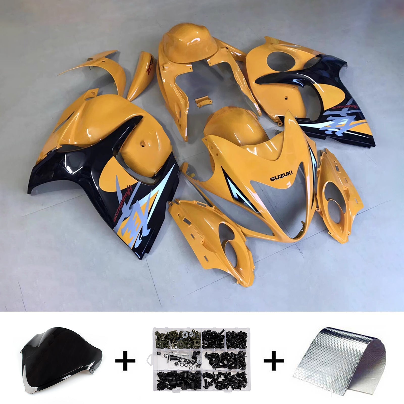 Kit de carénage injecté en plastique ABS pour Suzuki Hayabusa GSX1300R 2008-2020