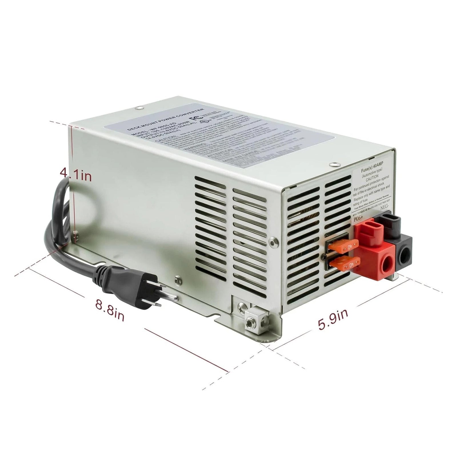 Chargeur convertisseur WF-9875, sortie CC 75 A, montage sur pont