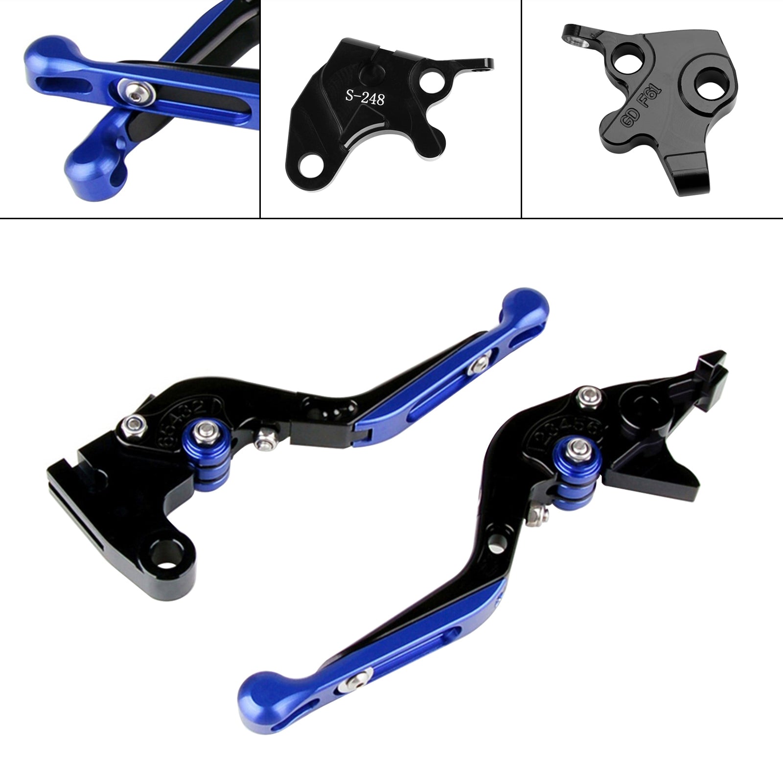 Levier de frein et d'embrayage réglable pour YAMAHA YZF R125 2008-2011