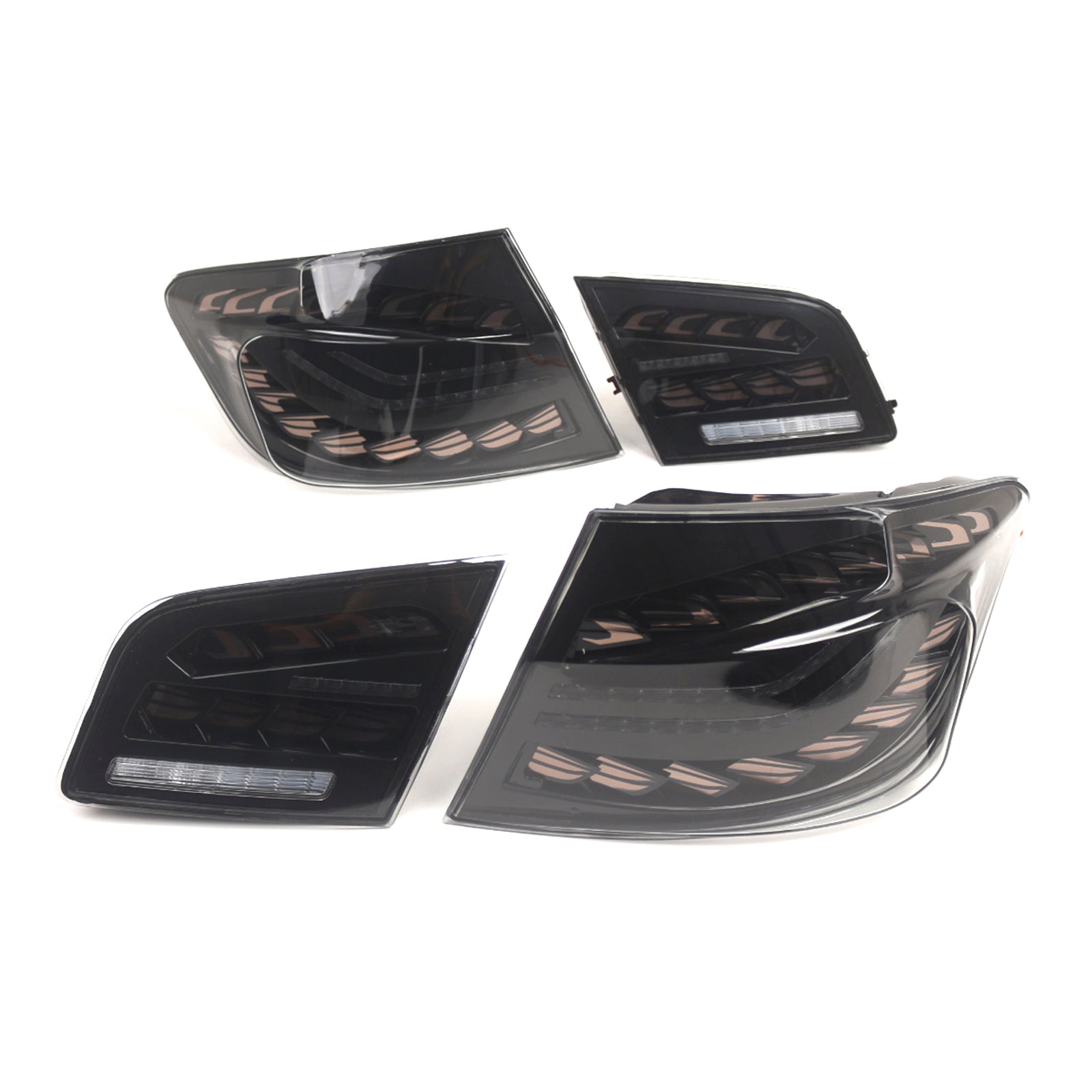 Luci posteriori a LED fumo per BMW Serie 5 di 6a generazione (2010-2016) (5F10, F18, M5, L&R)