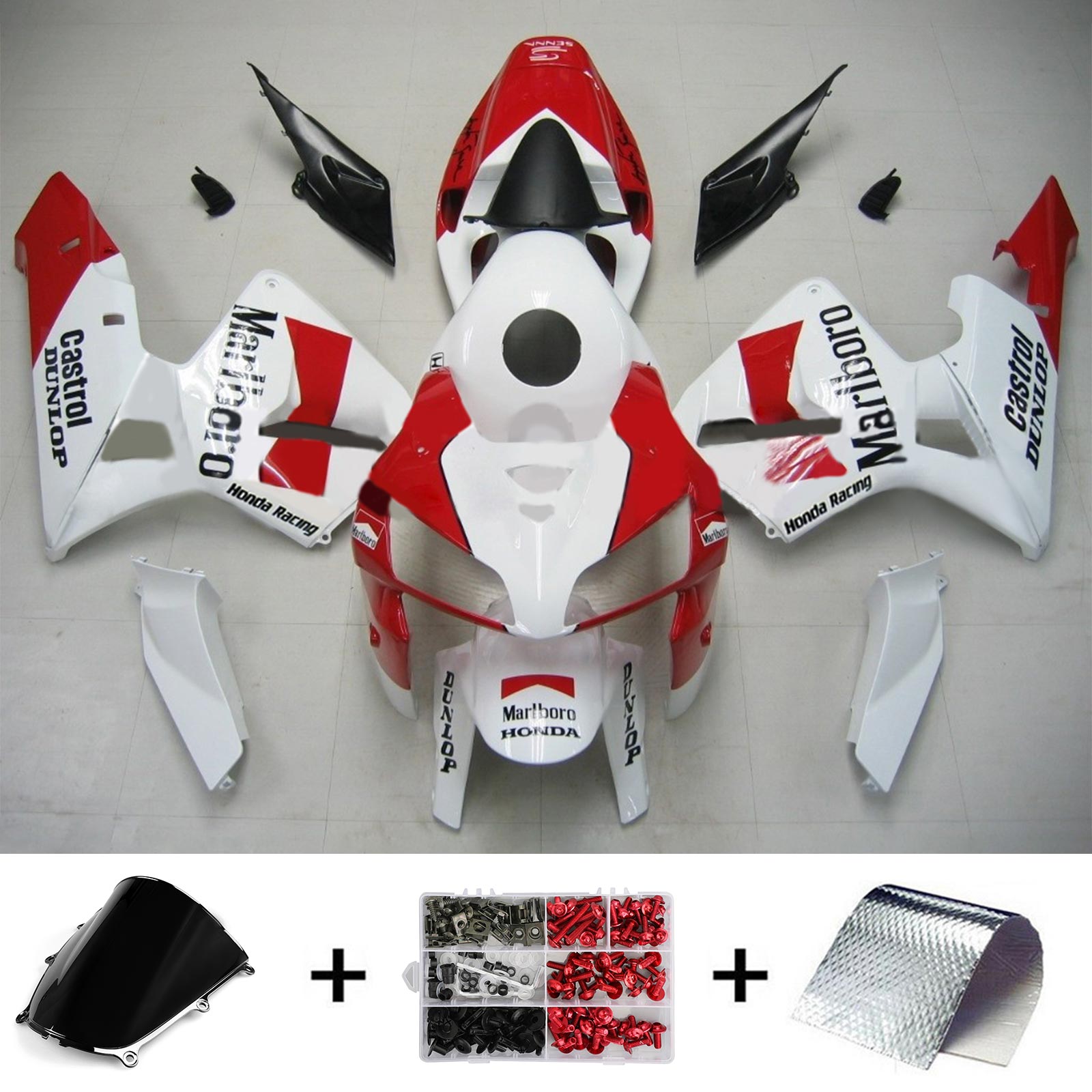 ABS Plastic Kairing Kit voor Honda CBR600R 2005-2006 F5