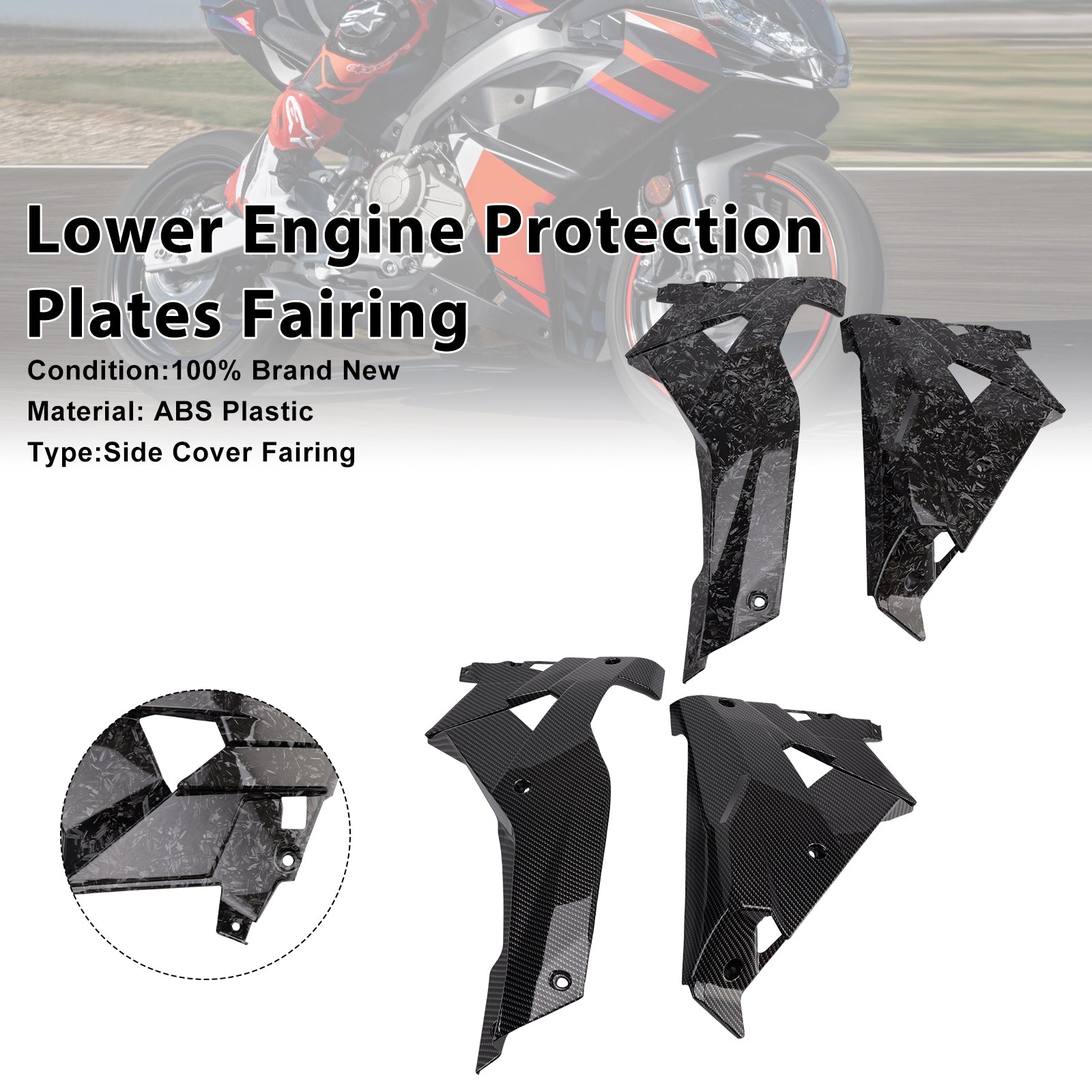 Paneles protectores más bajos del motor Aprilia RS457 RS 457 2024-2025
