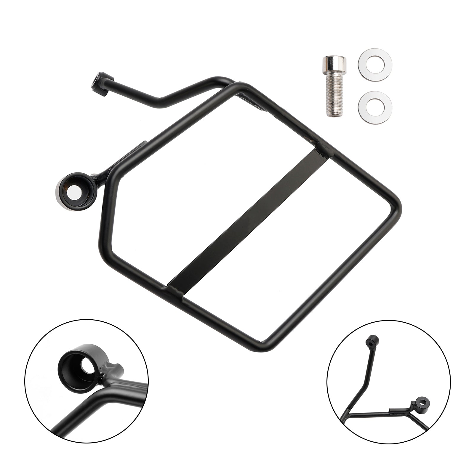 Support de fixation pour sacoche latérale gauche, noir, pour Honda Monkey 125 2018-2024