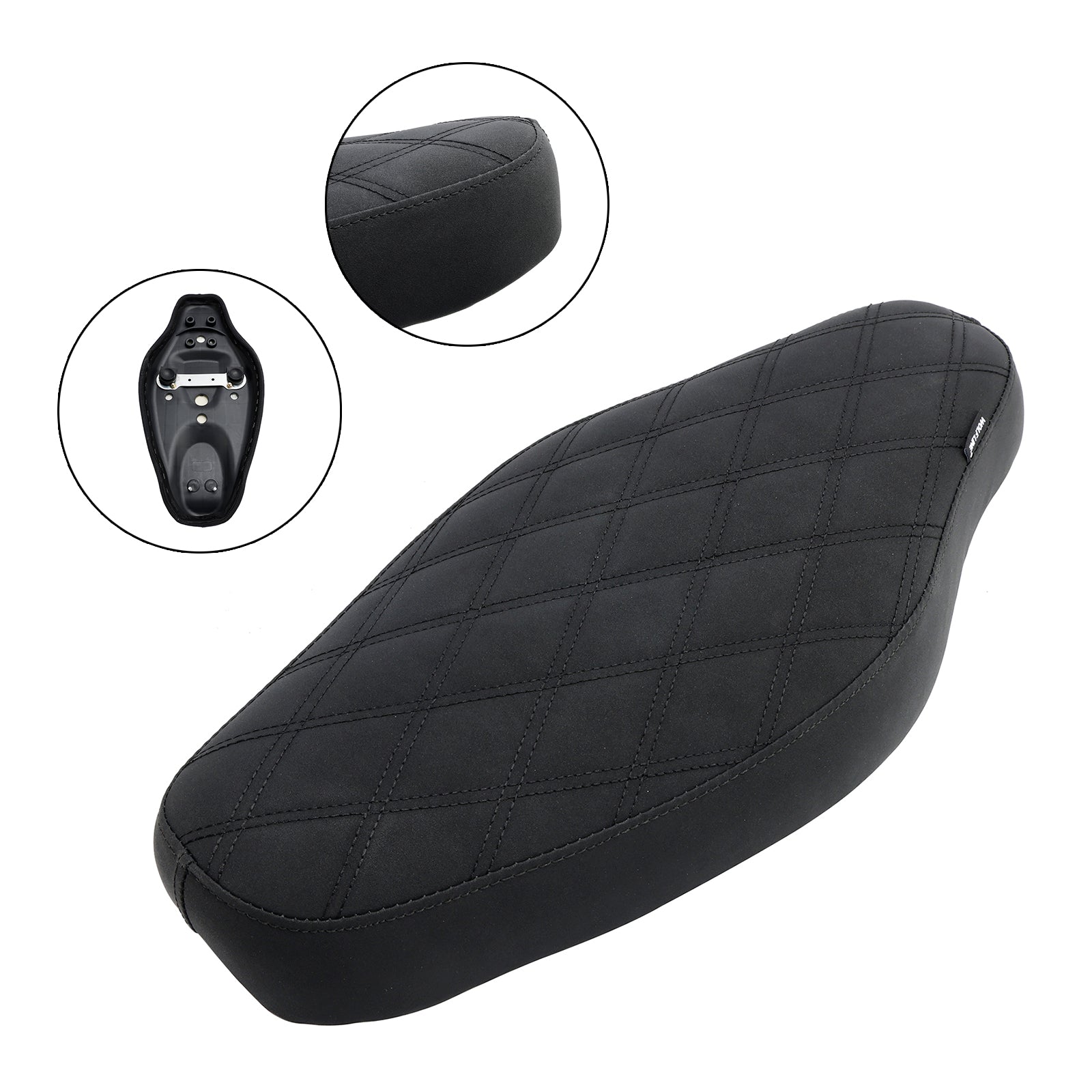 Siedzisko kierowcy i pasażera w pełni wyściełane dla Honda Cross Cub CC110 2023, czarny