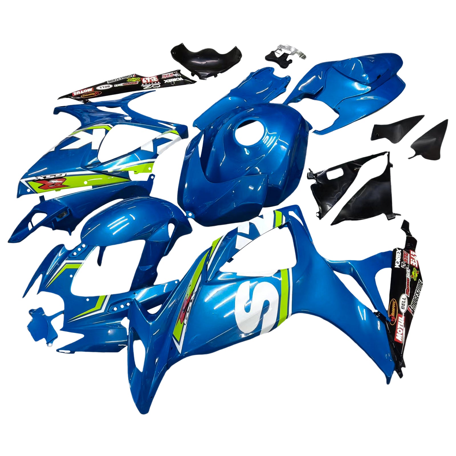 Kit de carenado de inyección Bodywork ABS para Suzuki GSXR 600/750 2006-2007 K6