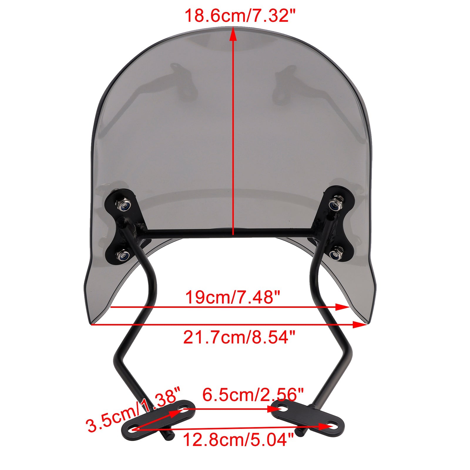 Parabrezza compatibile con BMW R nineT Scrambler 2014-2024 e Pure 2017-2024