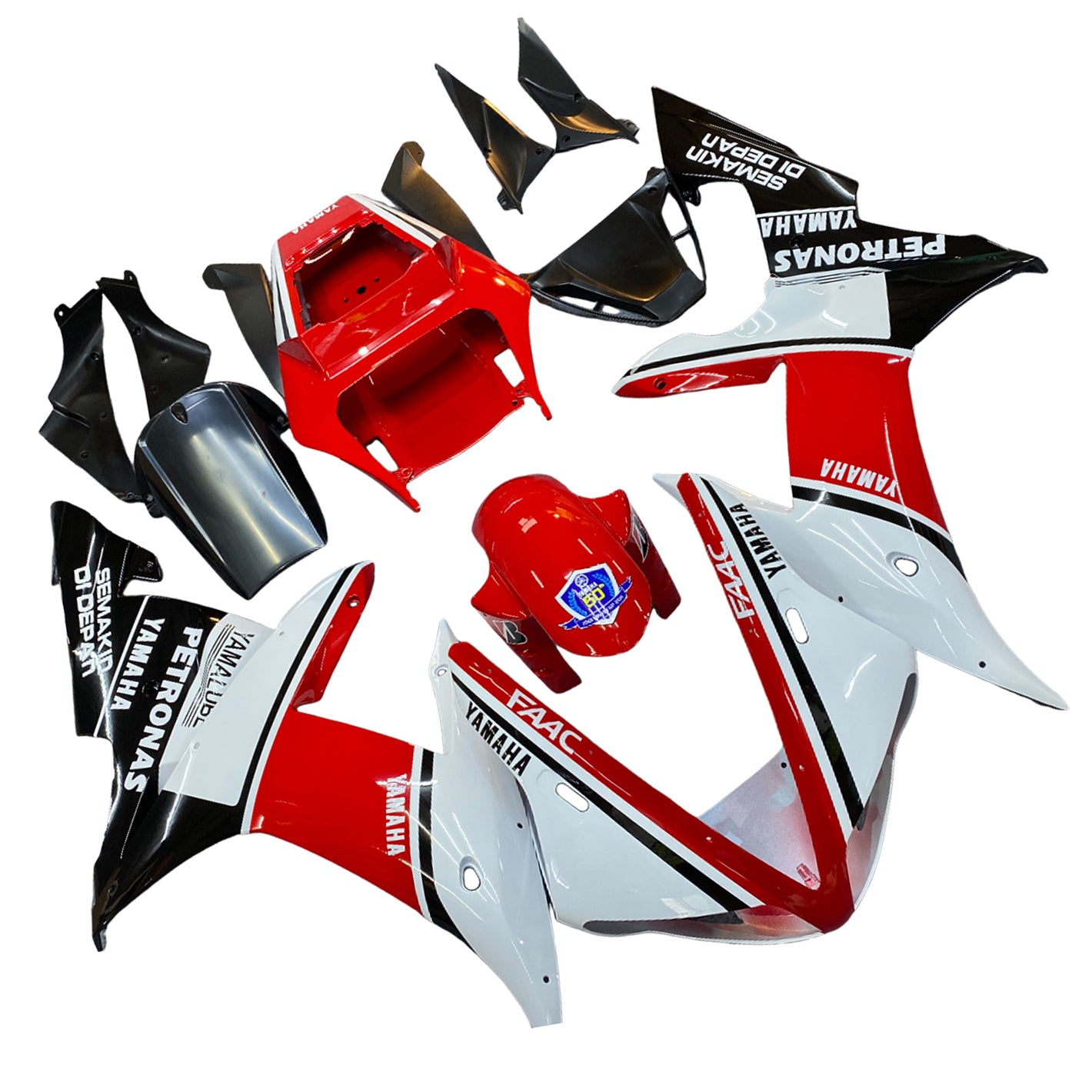 Wtryskowe Zestaw owiewki nadwozia Plastikowe ABS DOSPODACJA DO YAMAHA YZF-R1 2002-2003