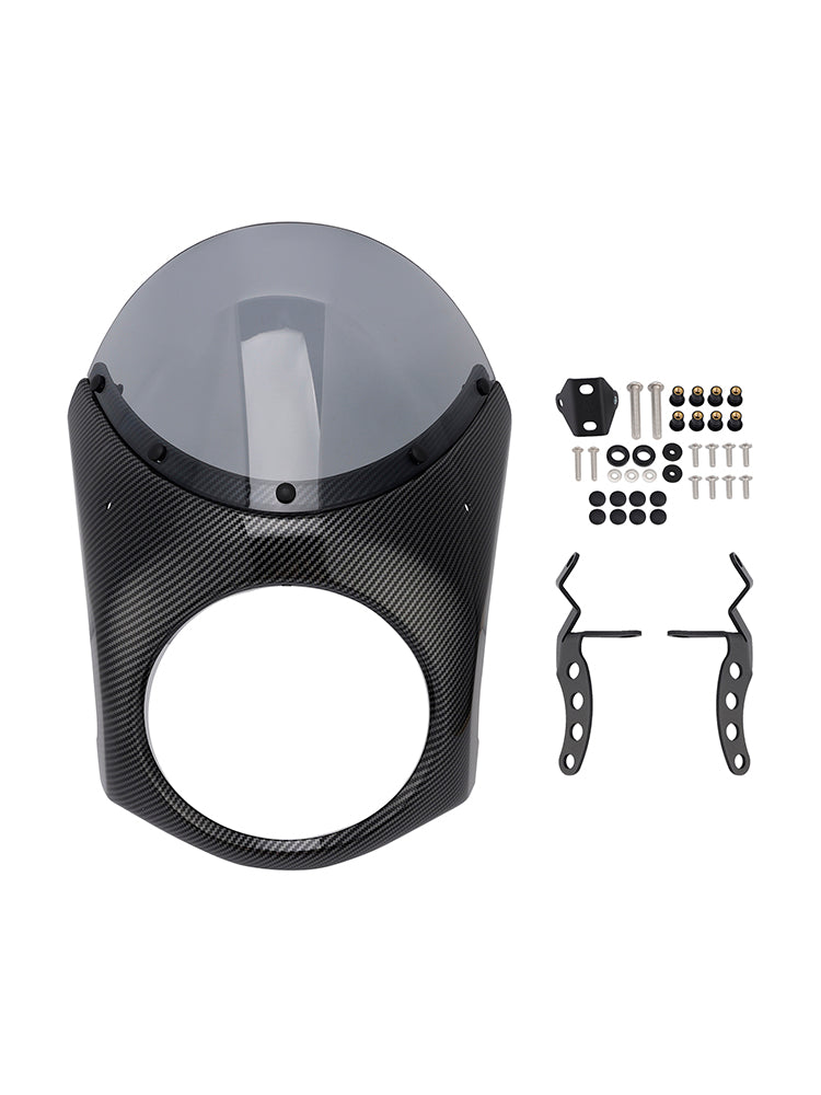 Fiera del parabrezza del faro per eliminatori Kawasaki 500 2024-2025