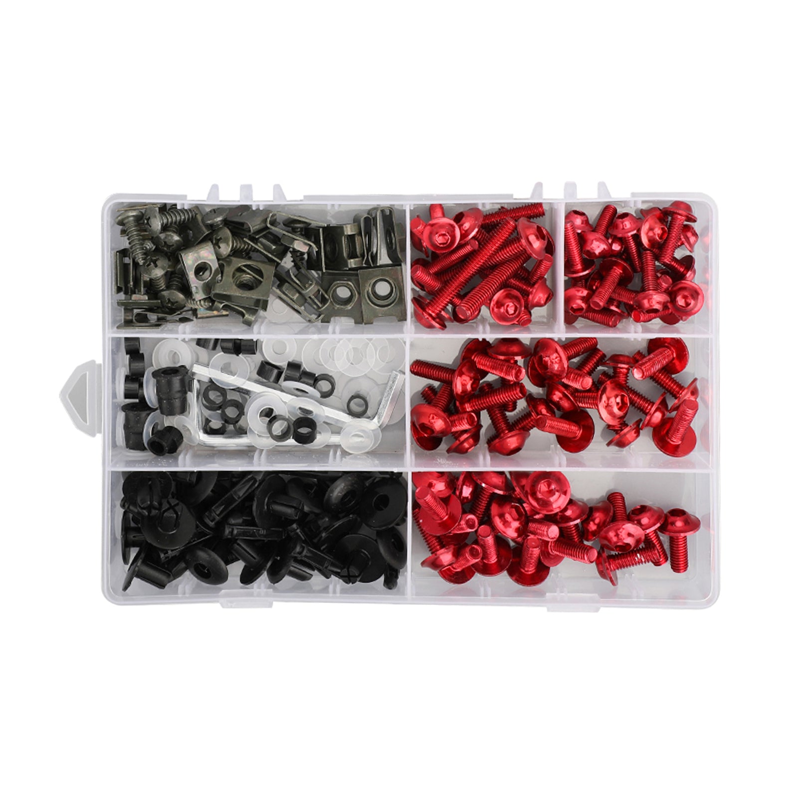 Kit de carénage en plastique moulé par injection rouge et blanc pour Ducati 1199/899 2012-2014