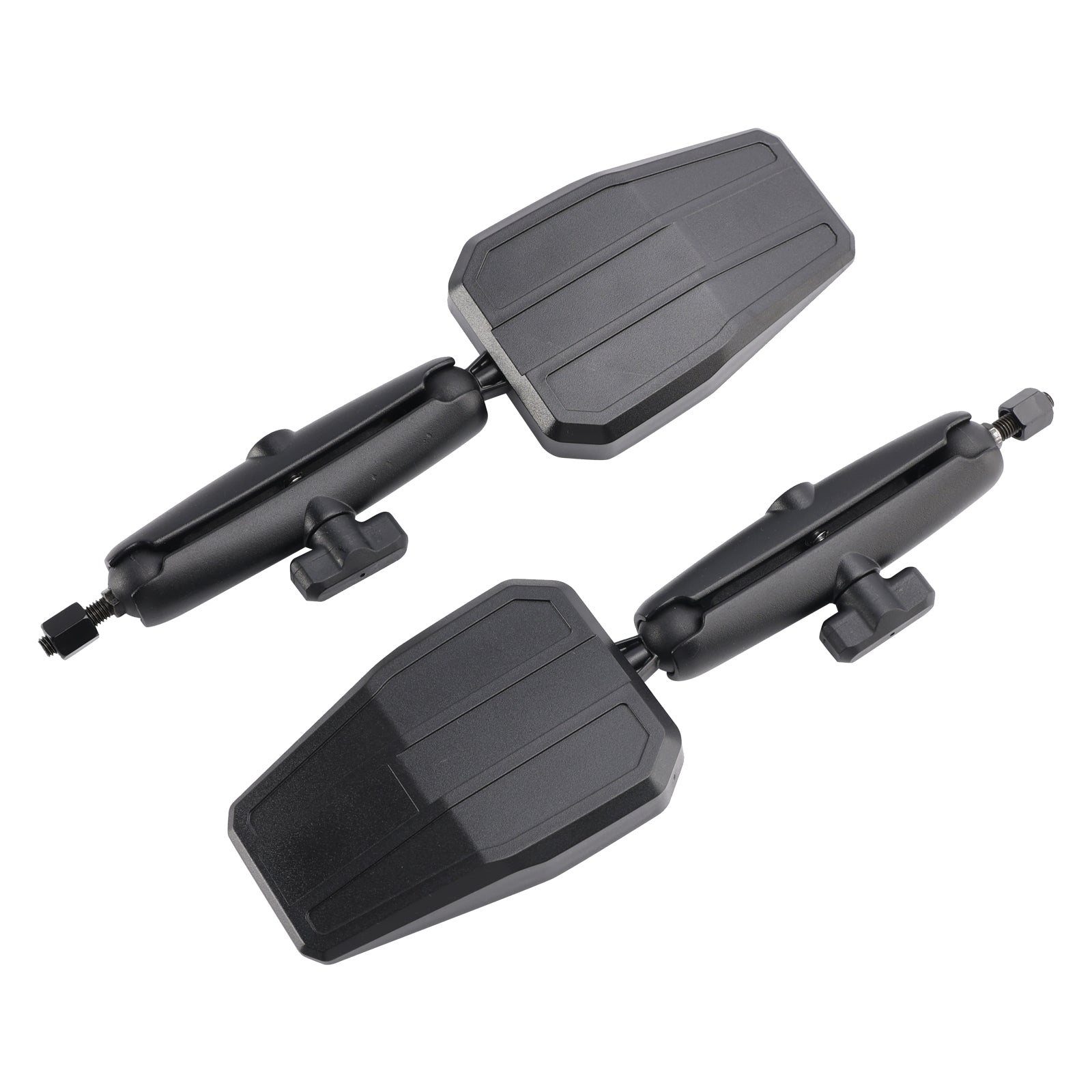 Paar opvouwbare motorfietsspiegels voor mountainbikes en motorcross