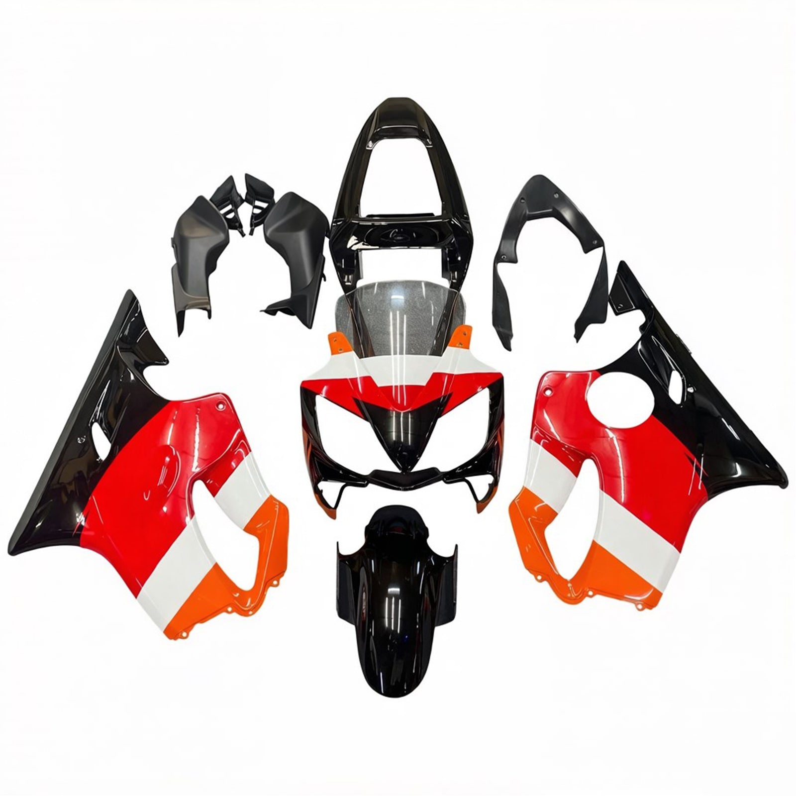 Kit de carénage par injection, carrosserie en plastique ABS pour Honda CBR600 F4i 2001-2003