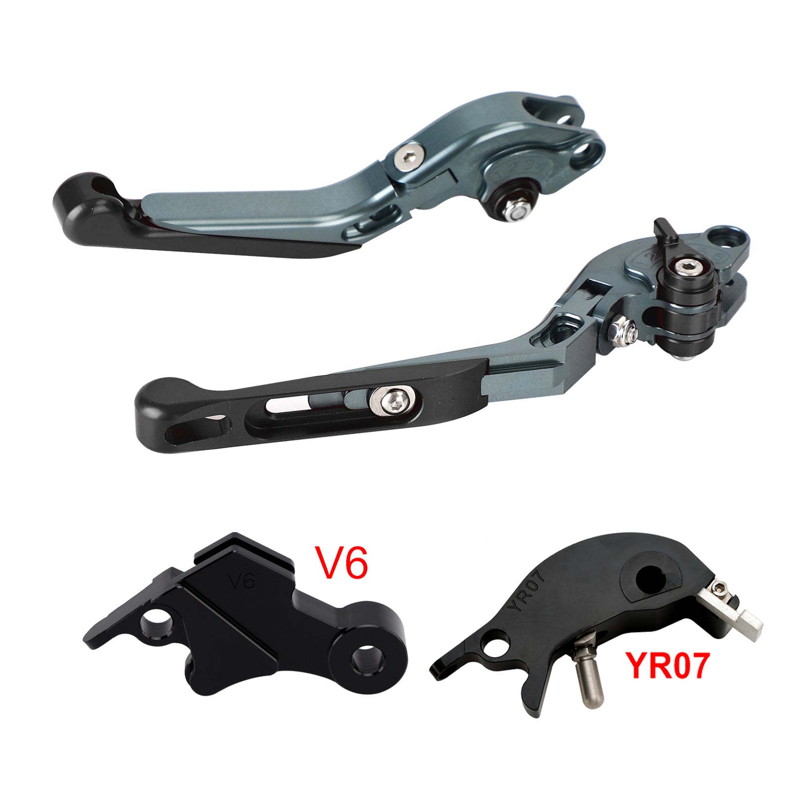Levier de frein et d'embrayage réglable compatible avec YAMAHA XSR900 XSR900GP MT-09 2024-2025