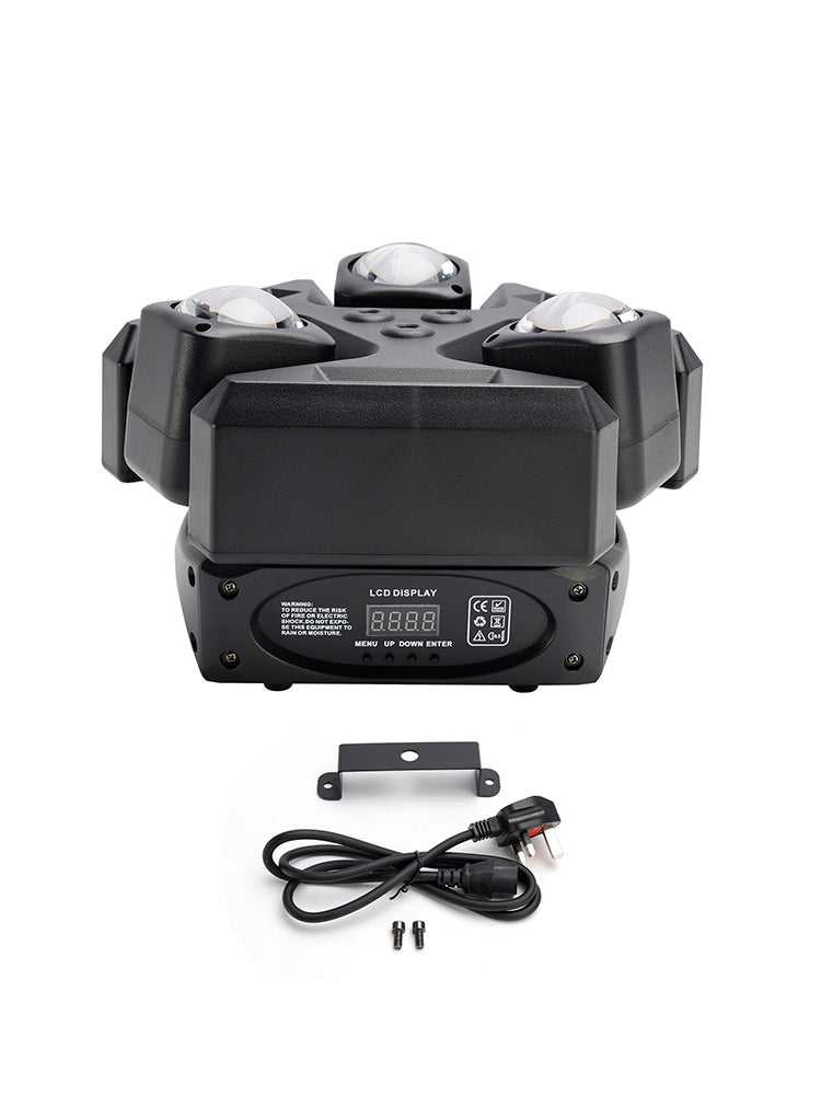 Rotacyjne światło laserowe 150 W RGBW dla DJ -a, efekt sceny, wiązka imprezowa, klub nocny, pokaz, lekki bar