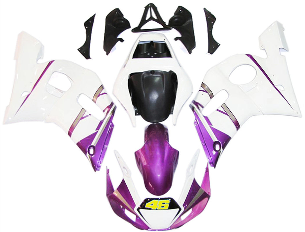 Kit de carénage à injection en plastique ABS pour Yamaha YZF 600 R6 1998-2002