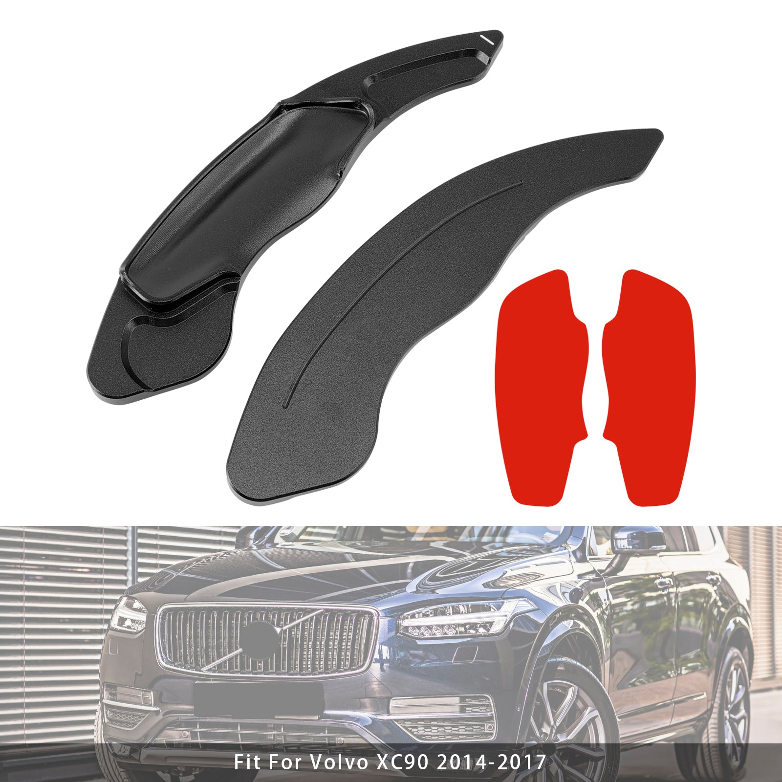 Extension de palettes de changement de vitesse au volant pour VOLVO XC60 XC90 en aluminium